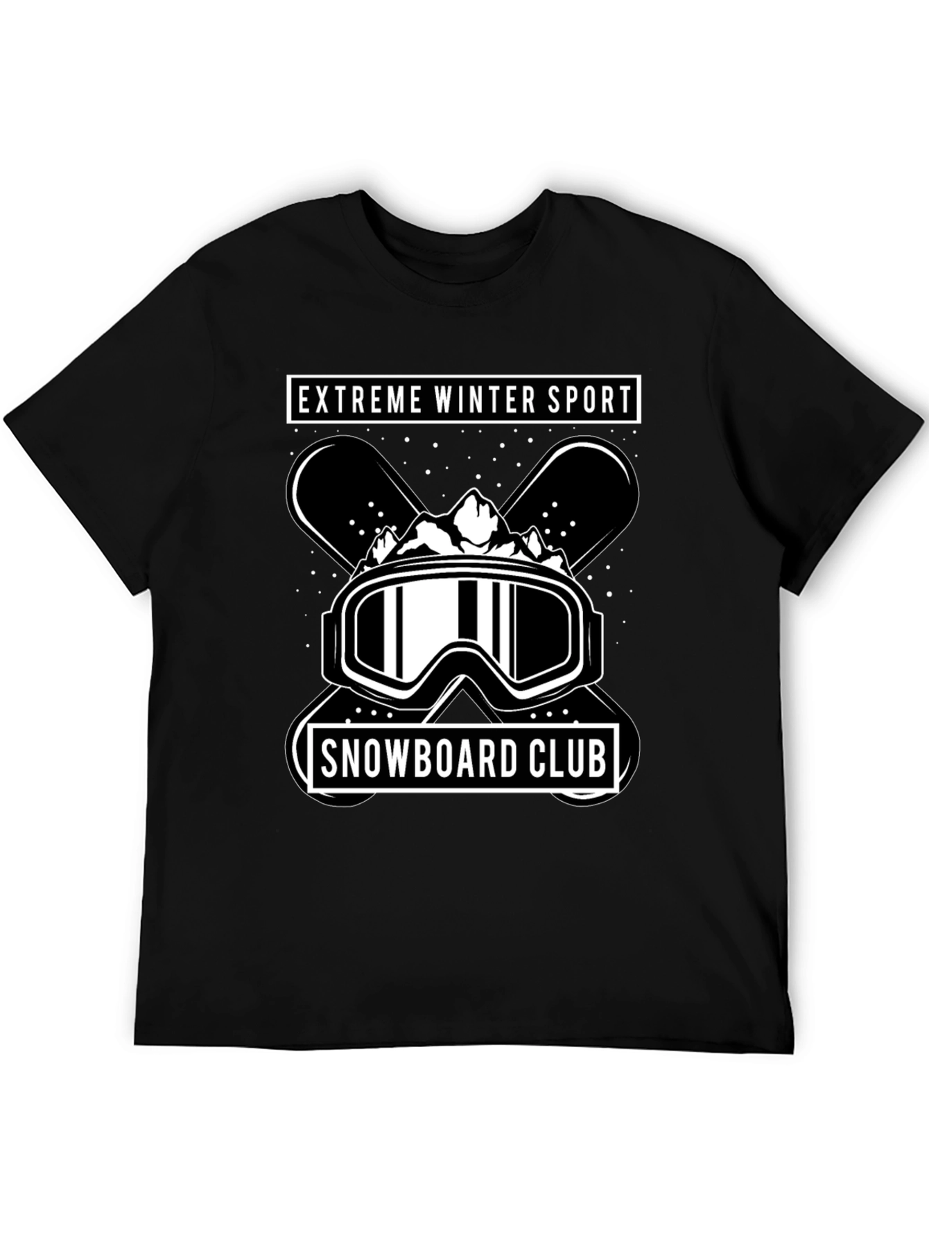 Extreme Winter Sport Snowboard Club T-Shirt