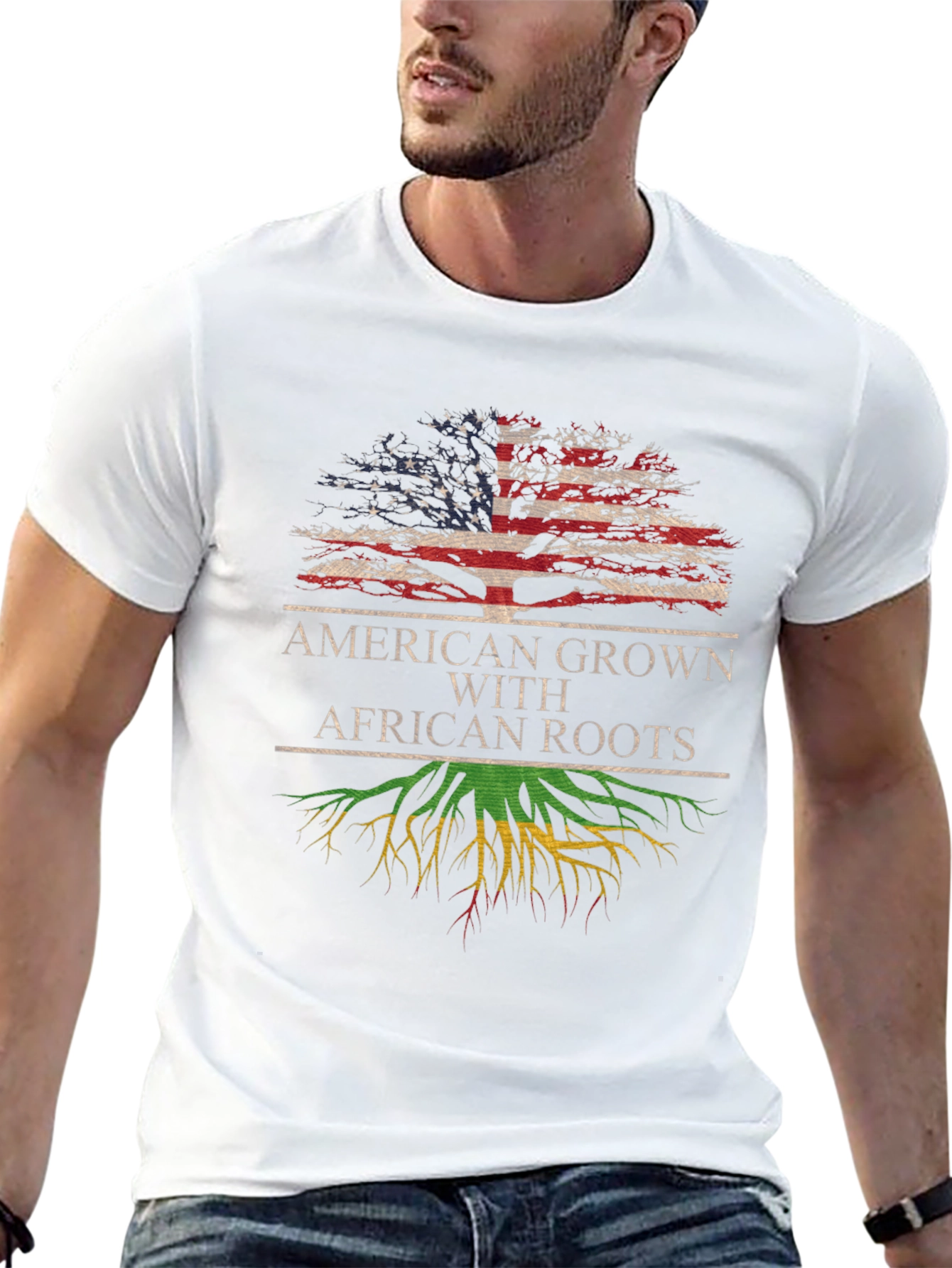 American Grown African Roots T-Shirt