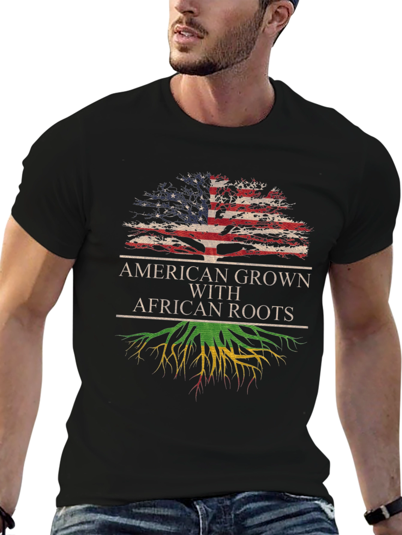 American Grown African Roots T-Shirt