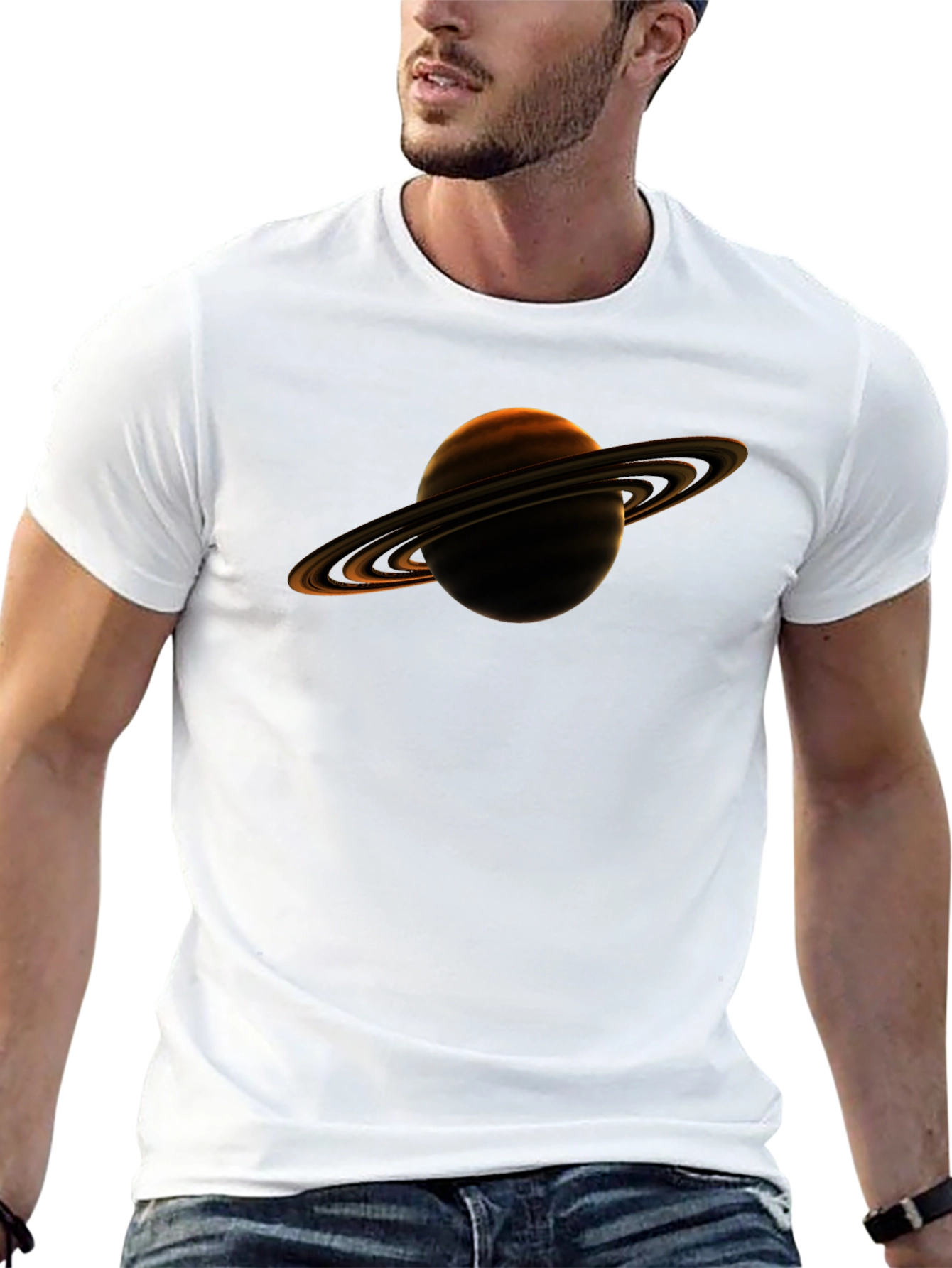 Saturn Graphic T-Shirt - Space Lover Tee