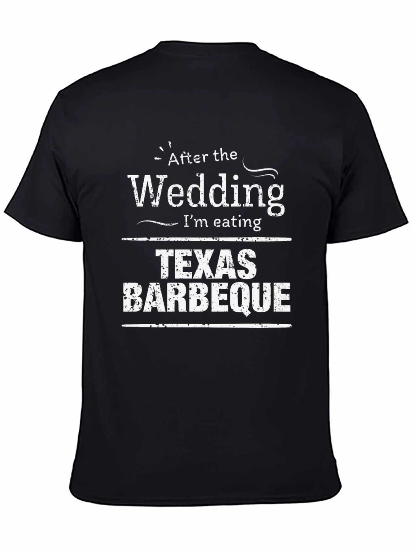 After the Wedding Texas Barbeque Graphic T-Shirt