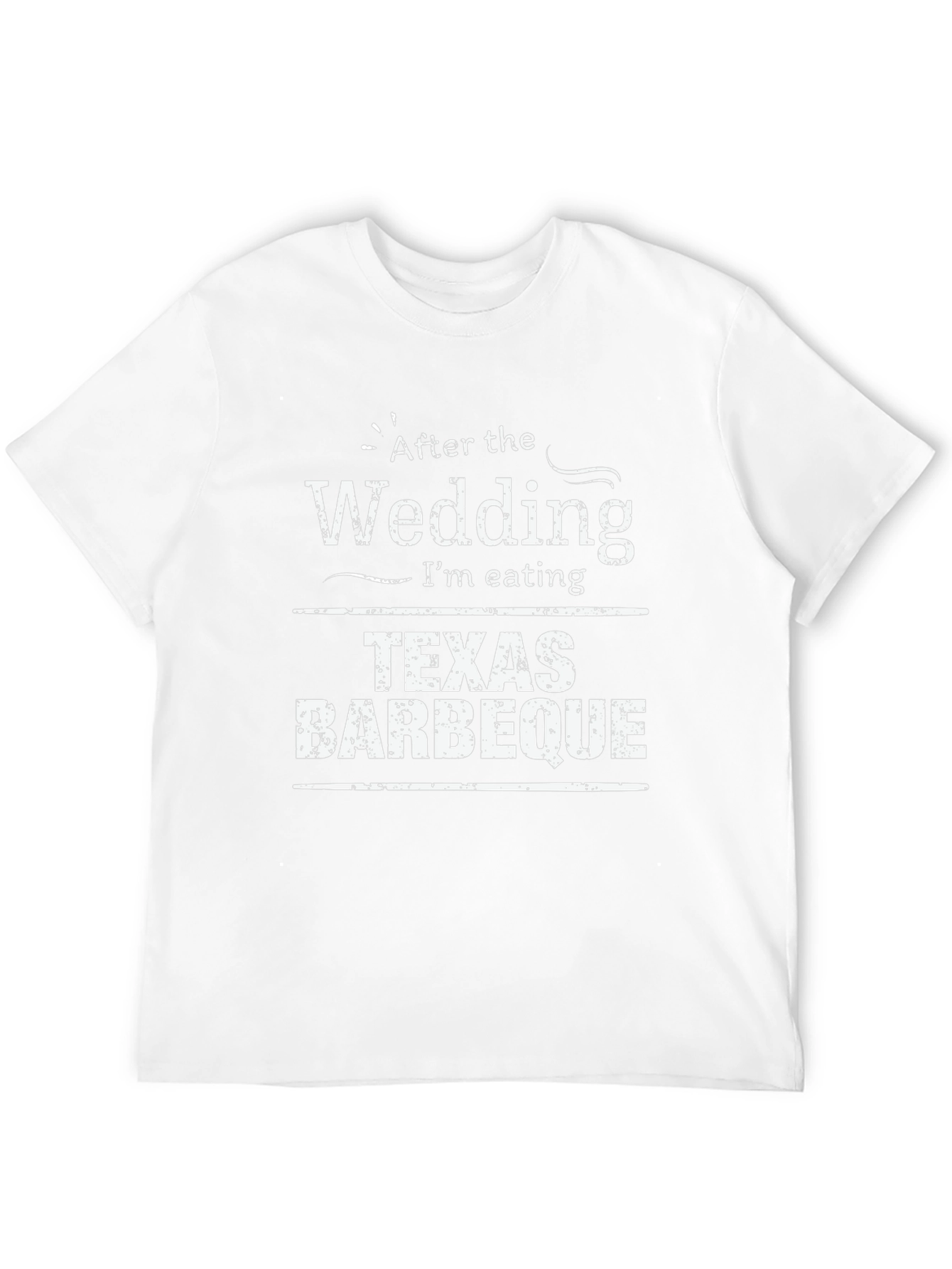 After the Wedding Texas Barbeque Graphic T-Shirt