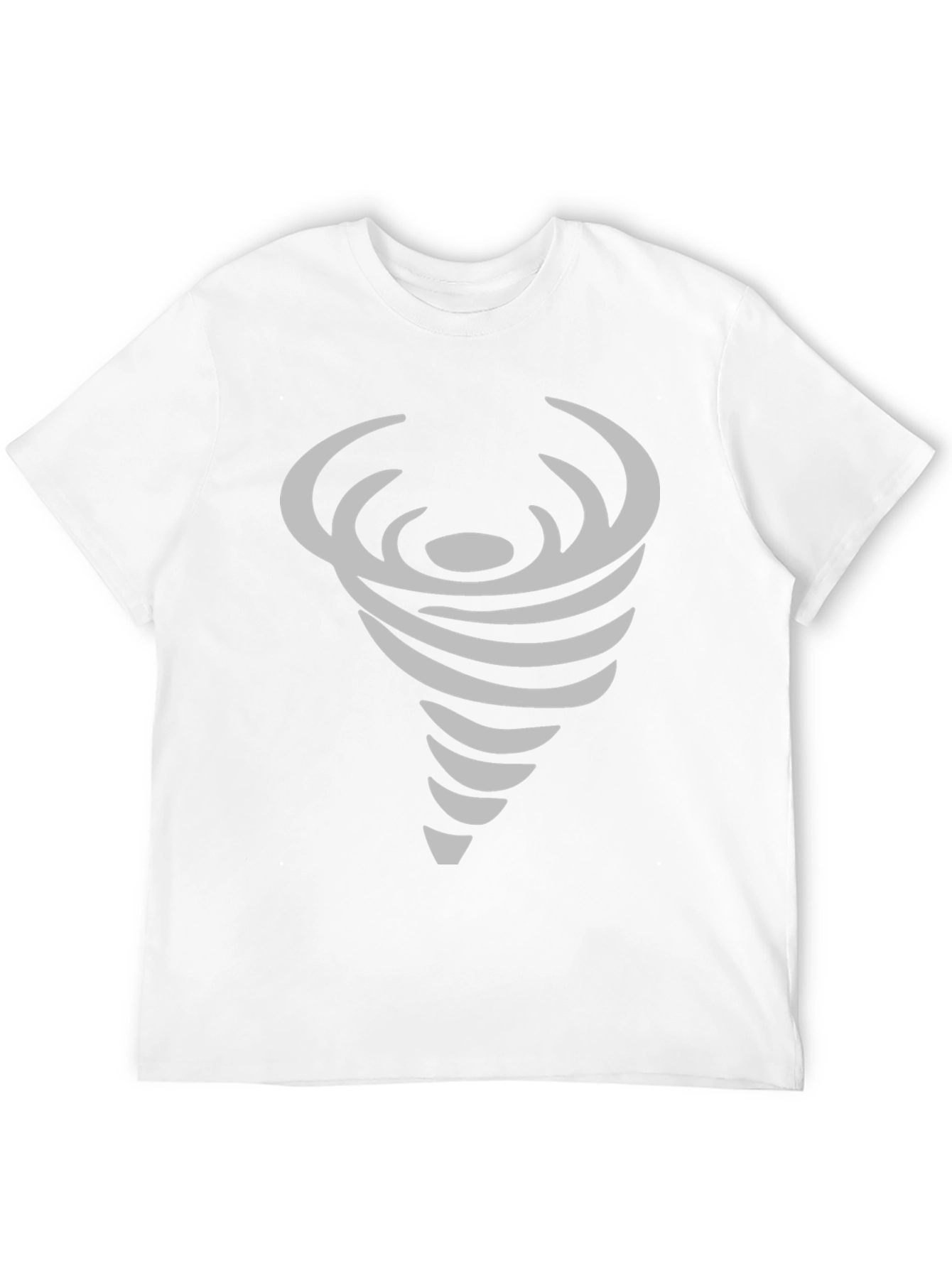 Abstract Tornado Graphic Print Crew Neck T-Shirt