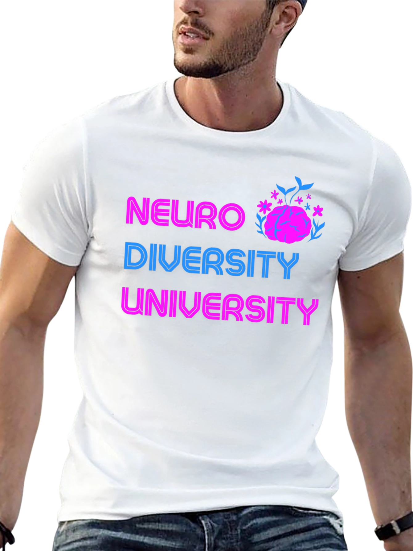 Neurodiversity University Graphic T-Shirt