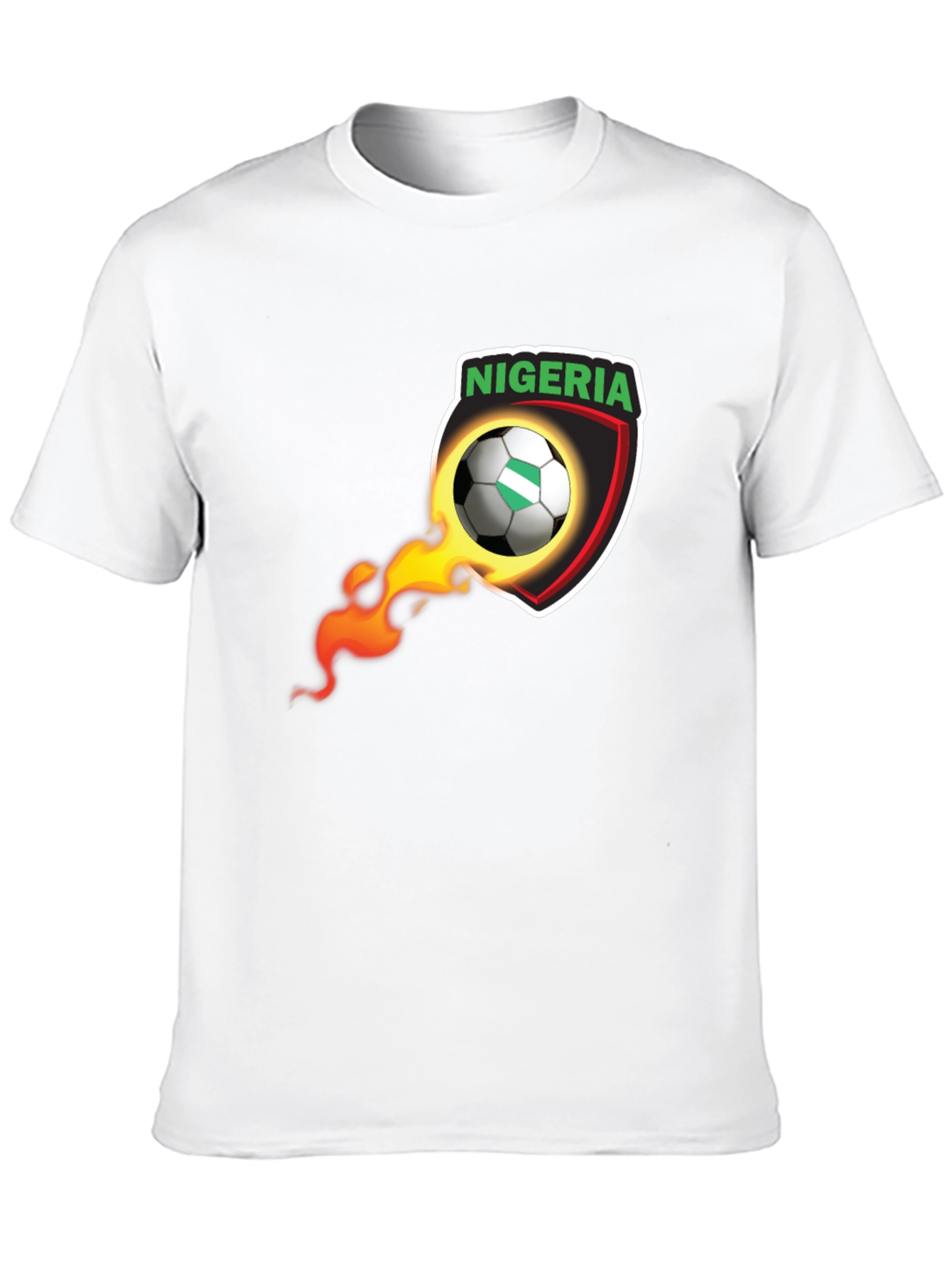 Nigeria Soccer Black T-Shirt