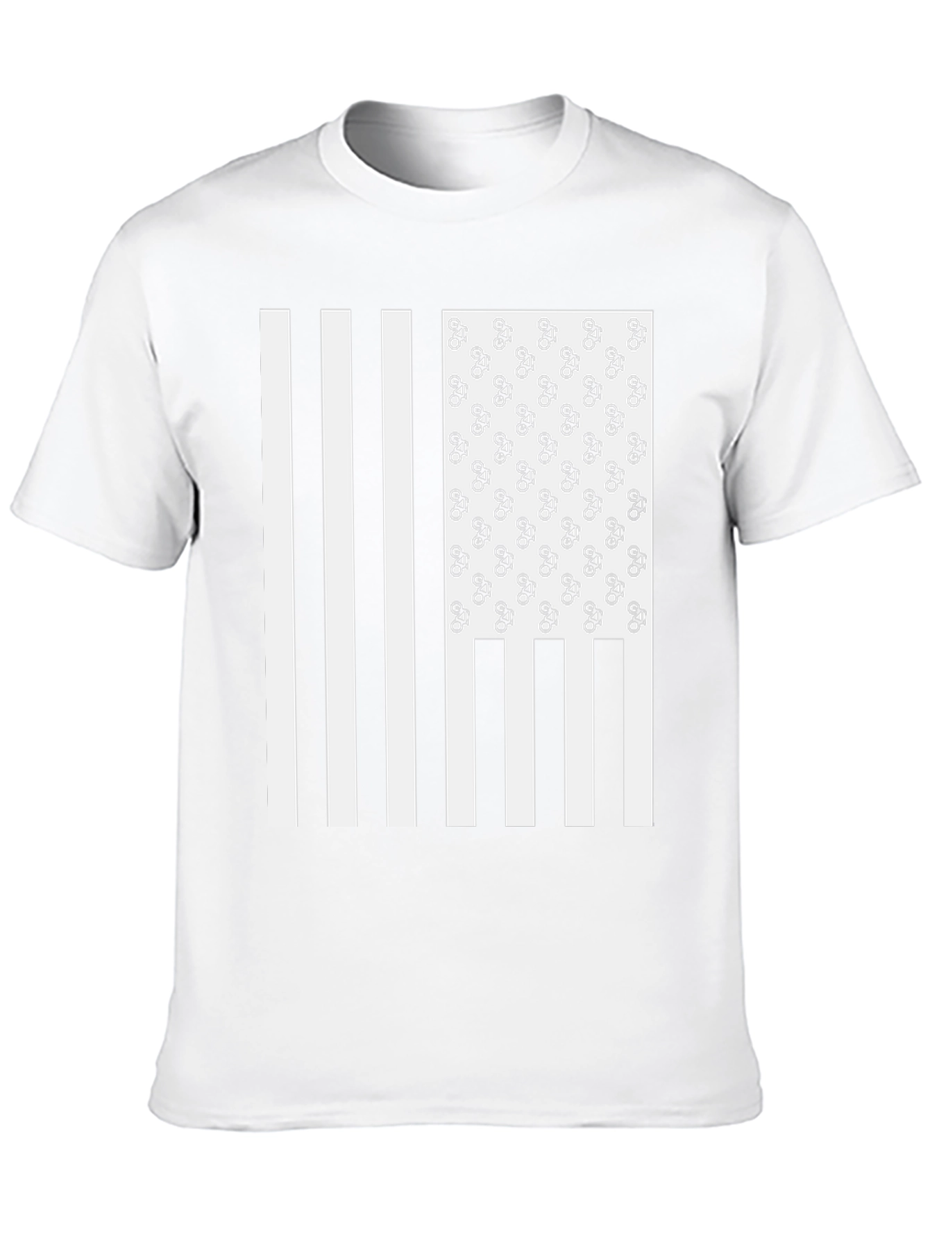 American Flag Bike T-Shirt