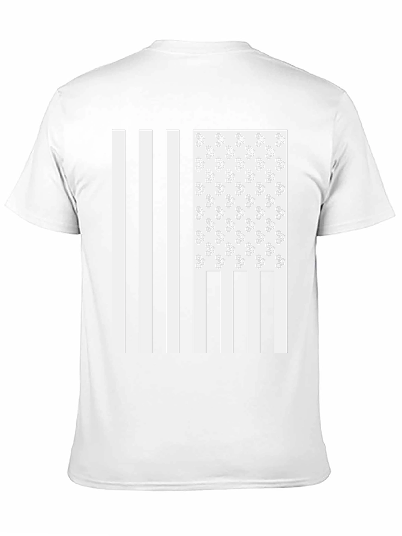 American Flag Bike T-Shirt