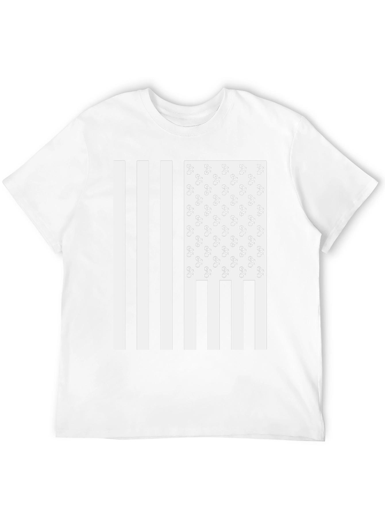 American Flag Bike T-Shirt