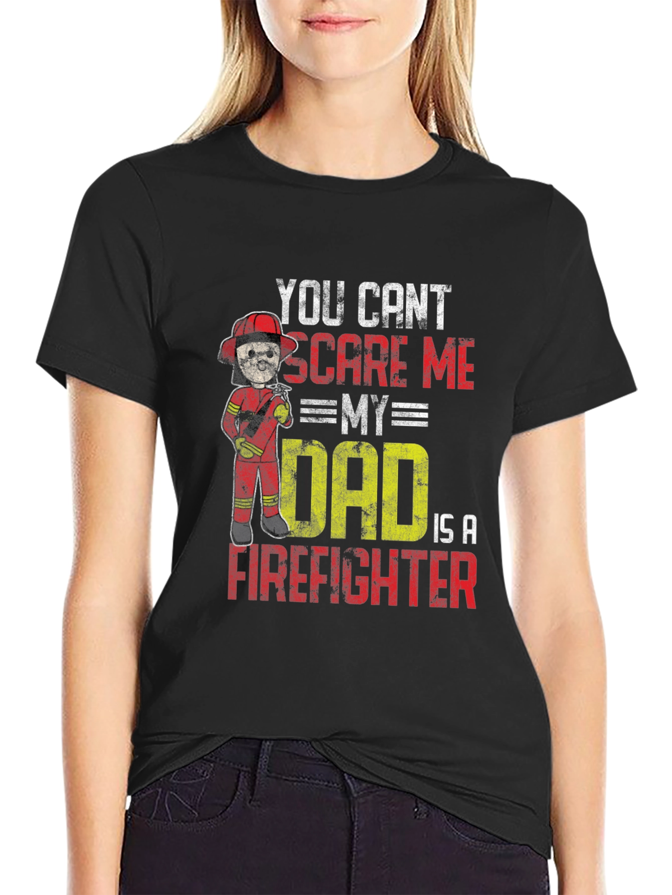 Firefighter Dad Graphic Tee - Humor & Pride
