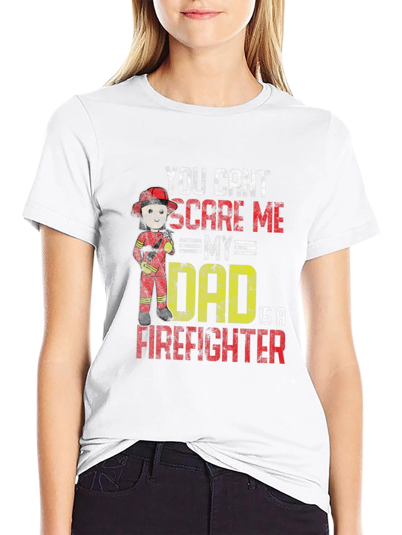 Firefighter Dad Graphic Tee - Humor & Pride