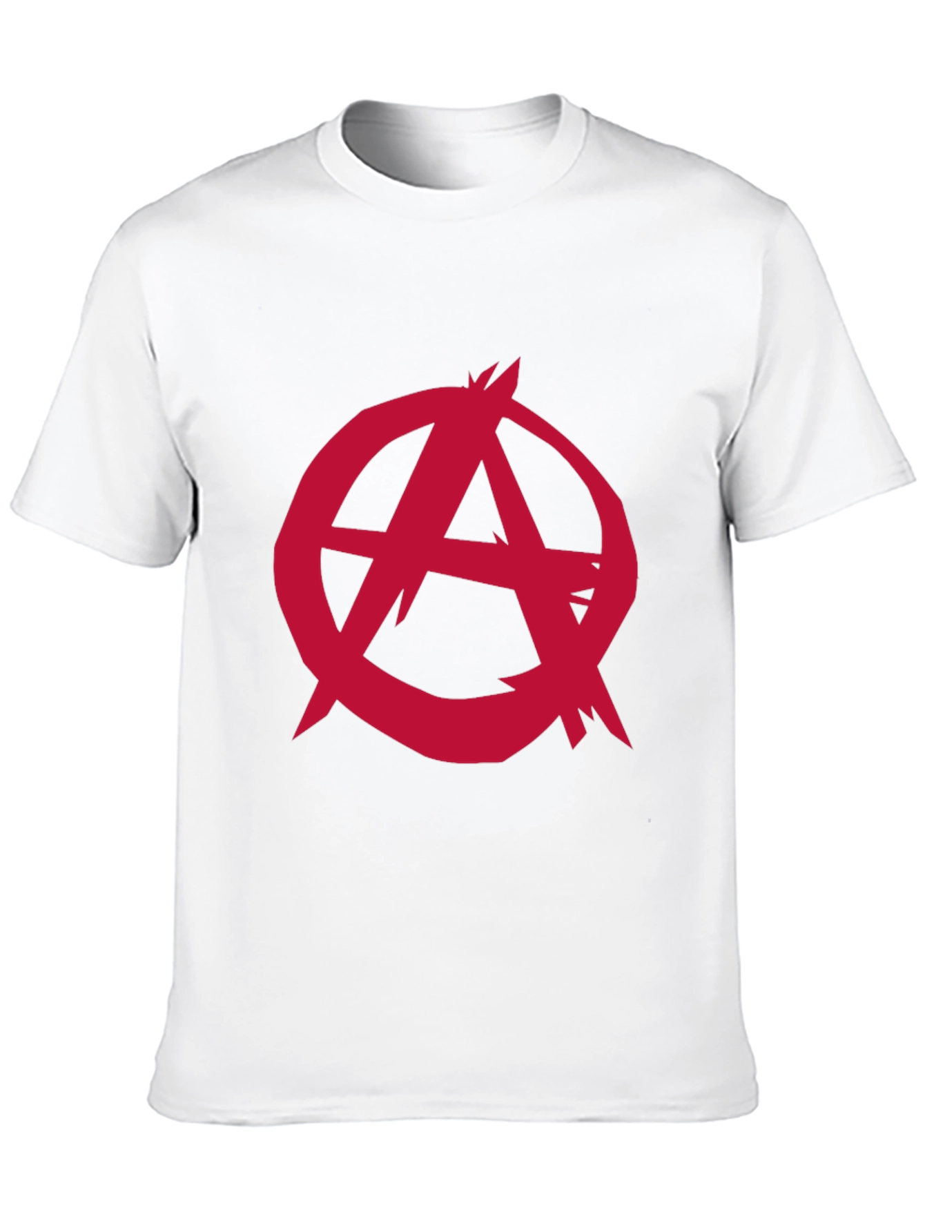 Anarchy Symbol Graphic Tee - Black Cotton