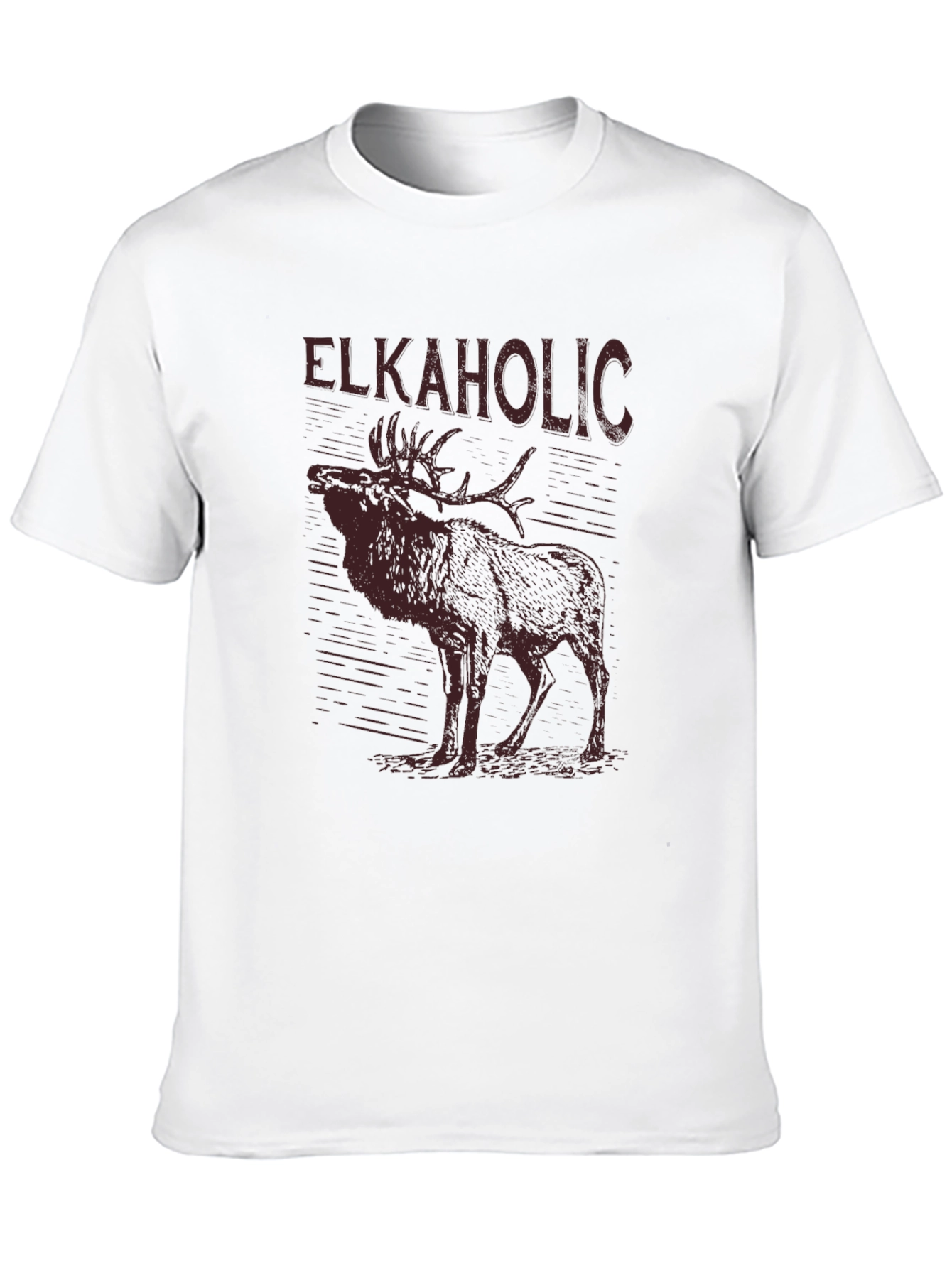 Elkaholic Graphic Tee - Mens Black T-Shirt