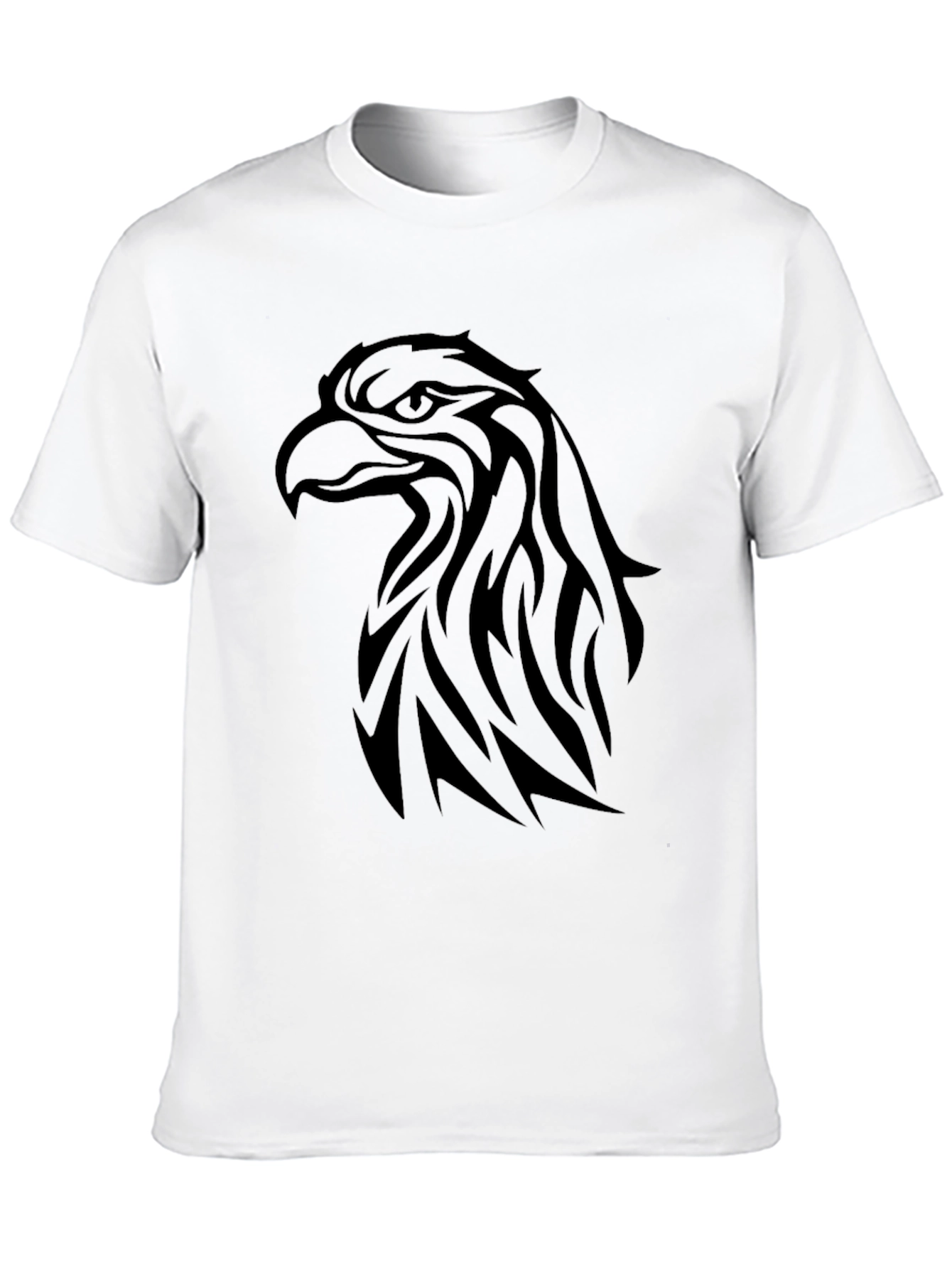 Black Eagle Graphic Tee - Tribal Design