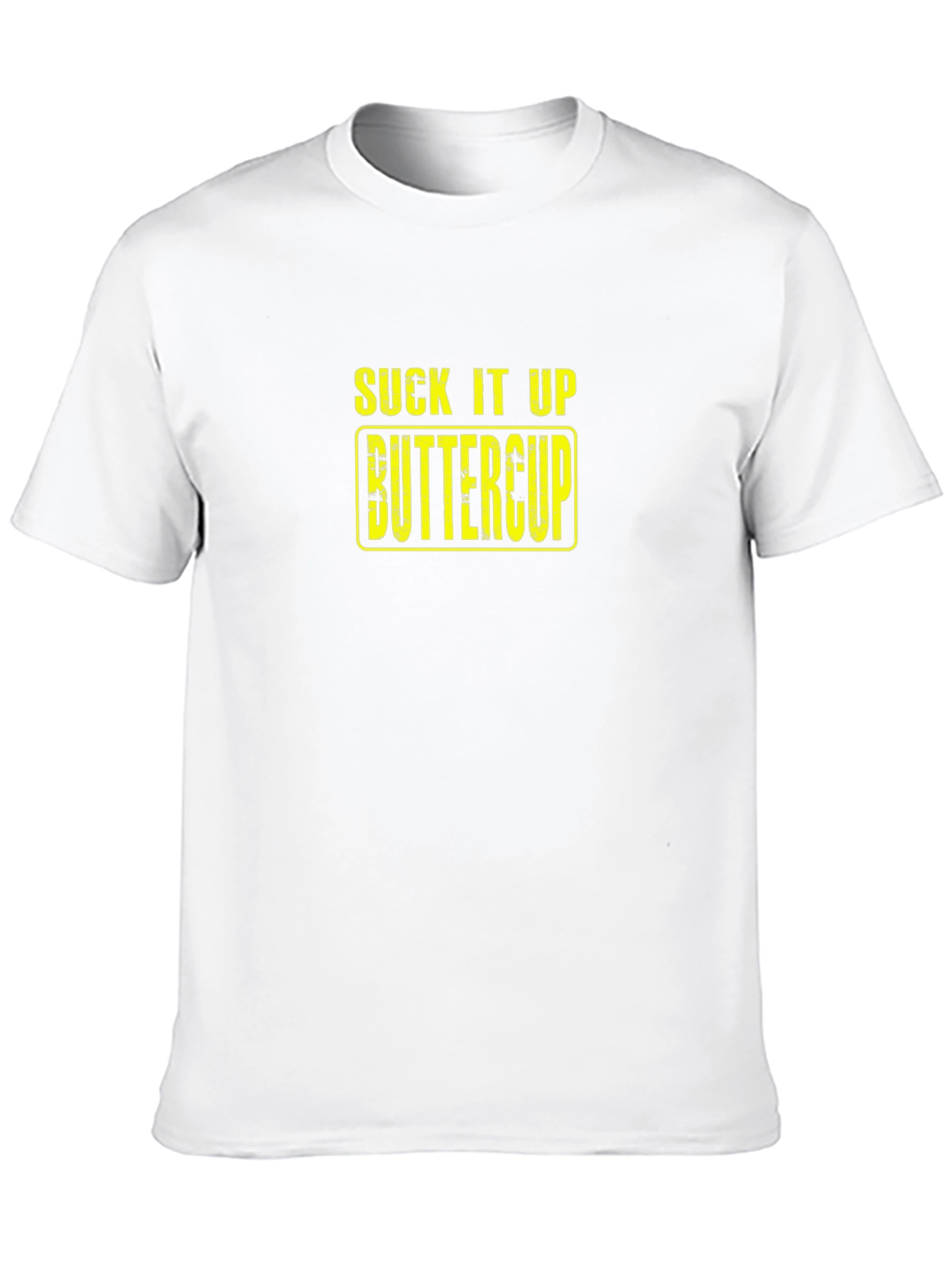 Suck It Up Buttercup Graphic T-Shirt - Black