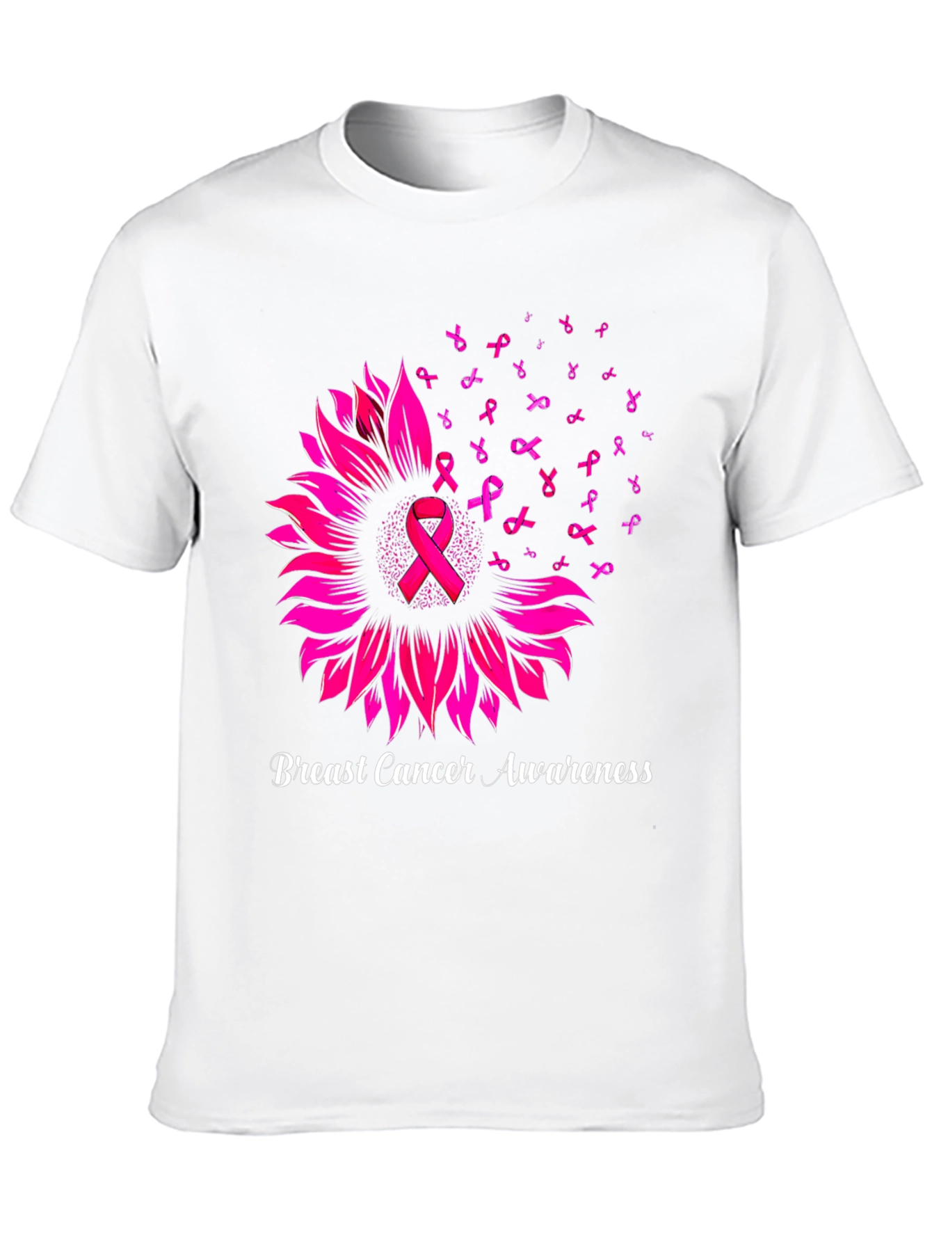 Breast Cancer Awareness Sunflower T-Shirt