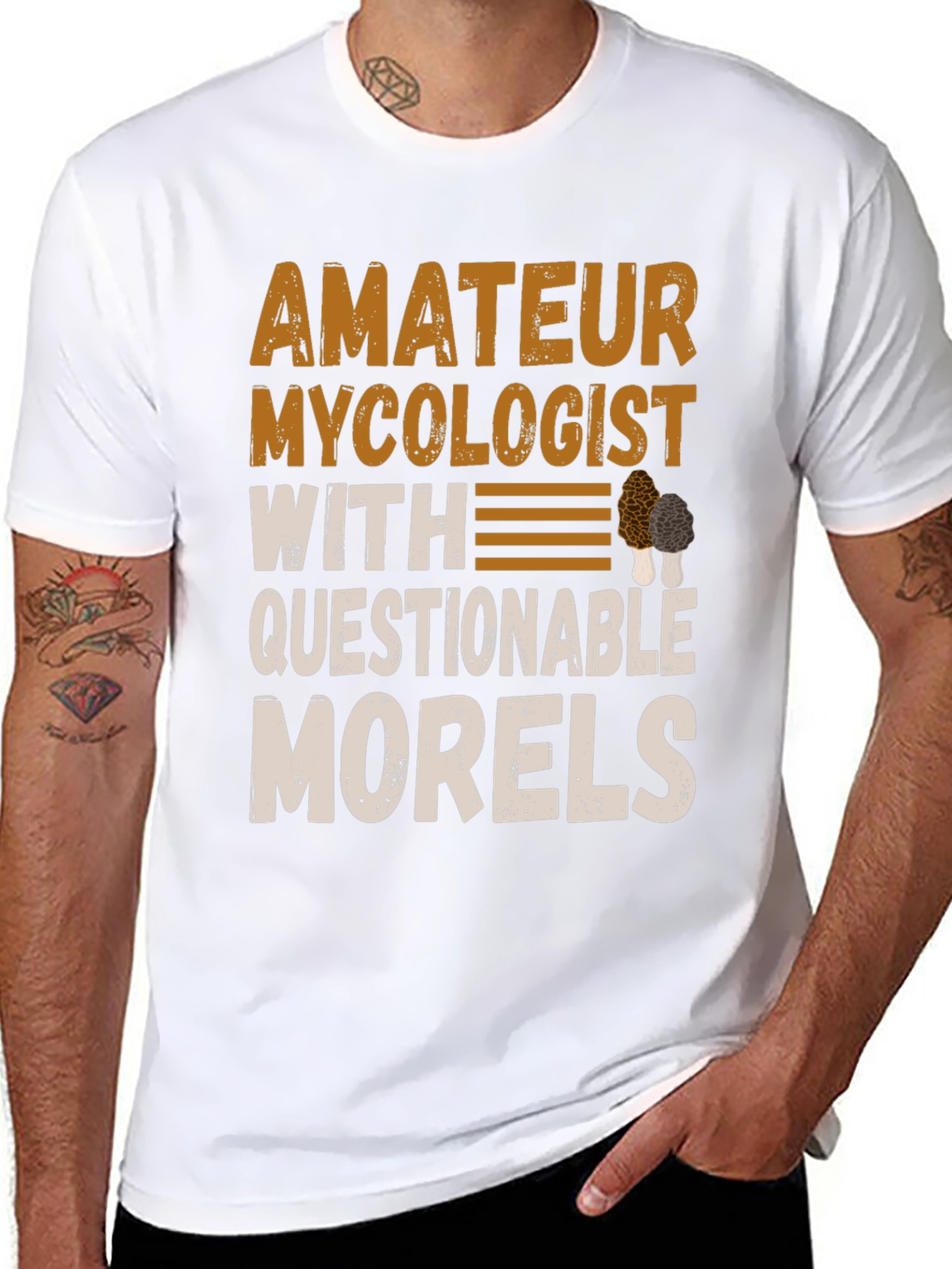 Amateur Mycologist T-Shirt - Questionable Morels