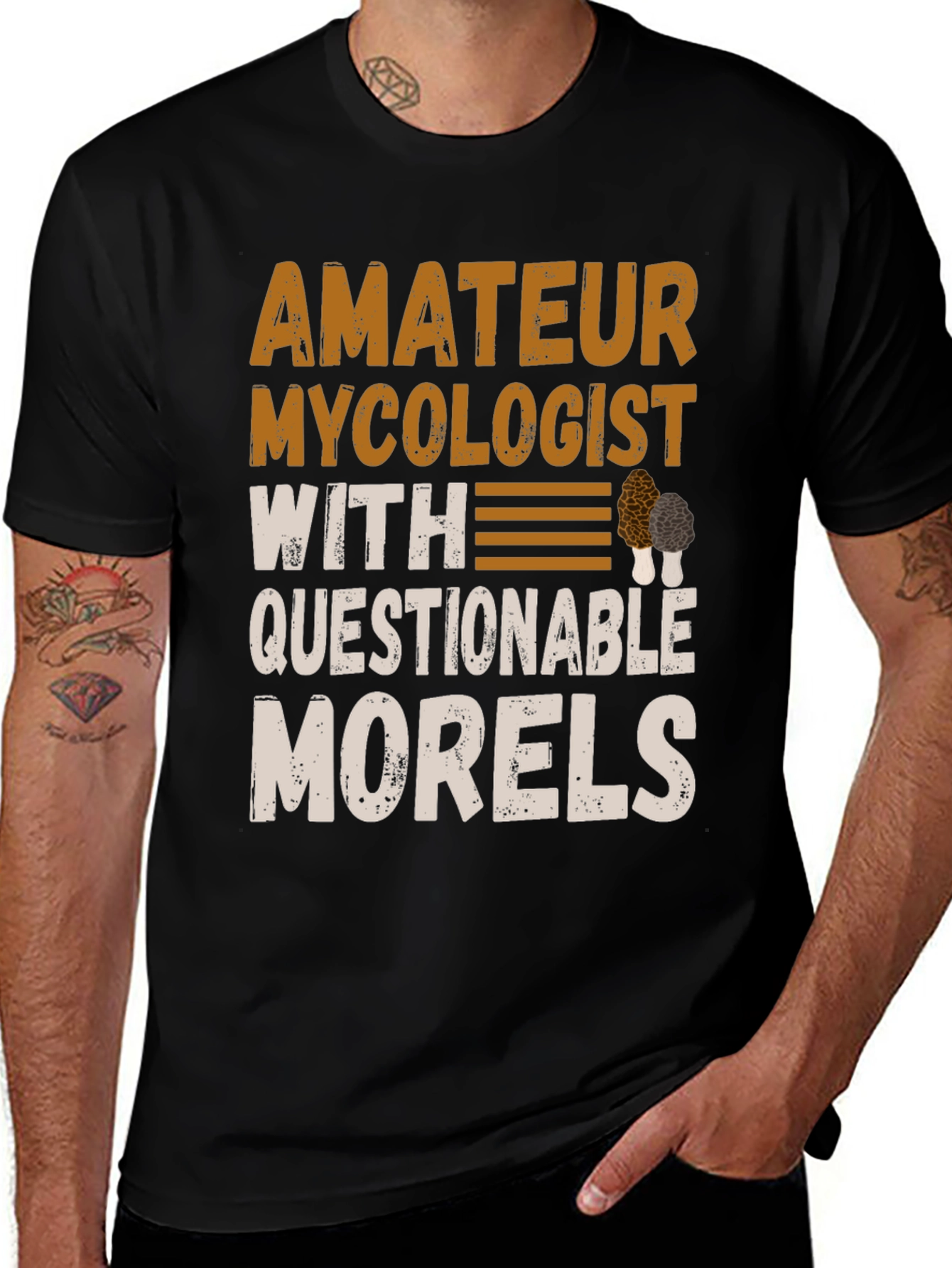 Amateur Mycologist T-Shirt - Questionable Morels