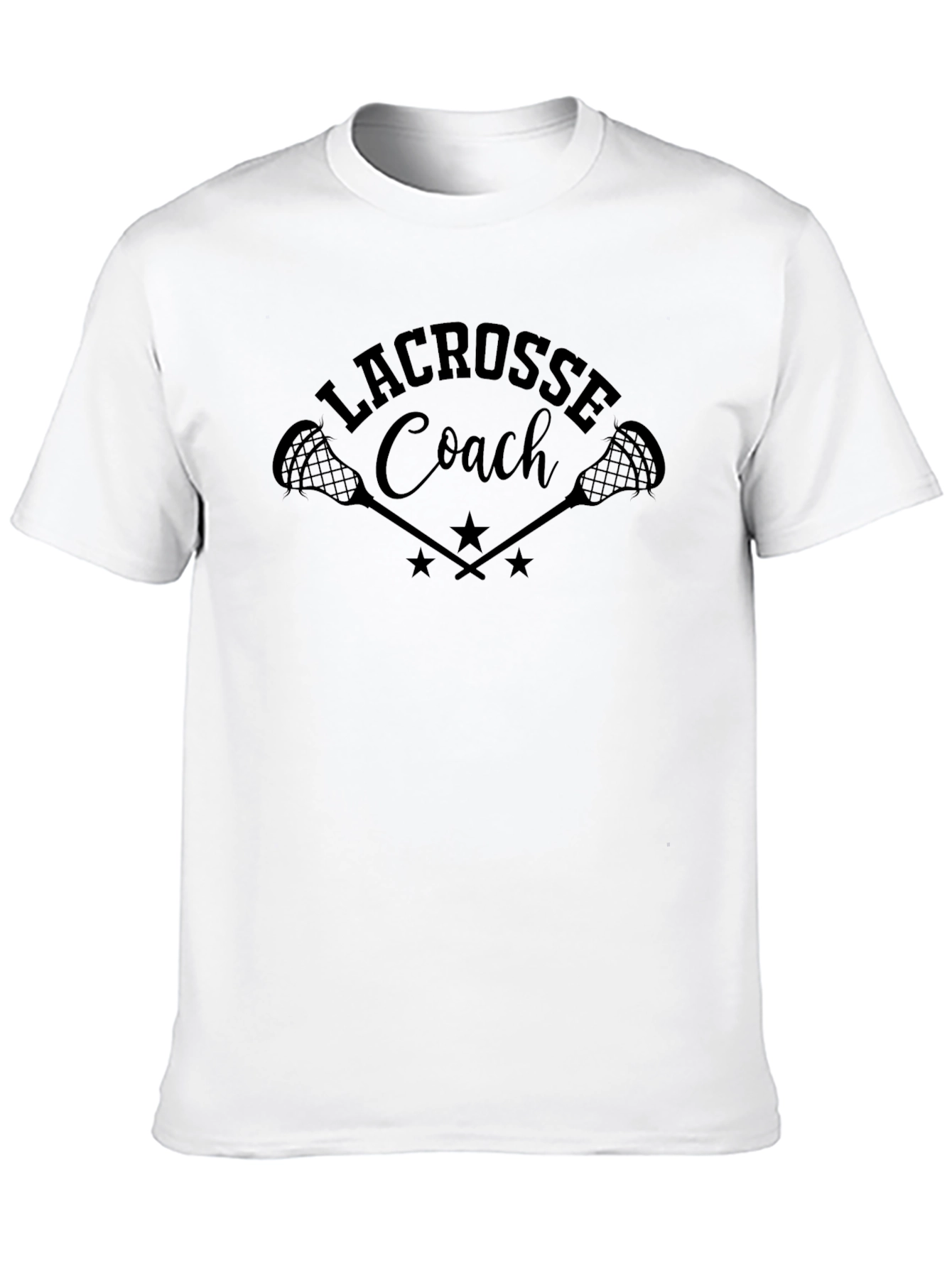 Lacrosse Coach Graphic T-Shirt