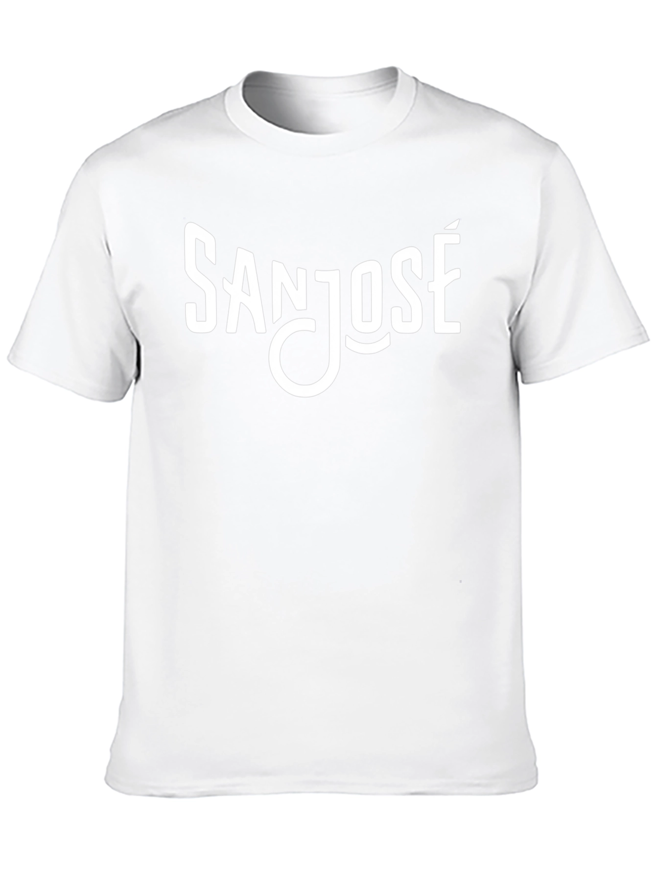 San Jose Tee - Bold Graphic Print Black T-Shirt