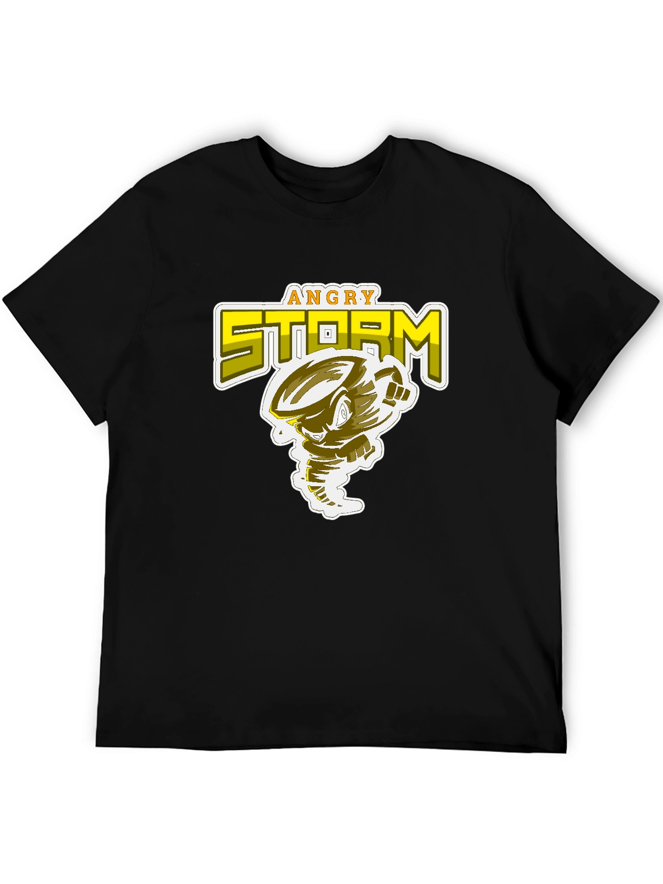 Angry Storm Graphic T-Shirt - Cotton Blend