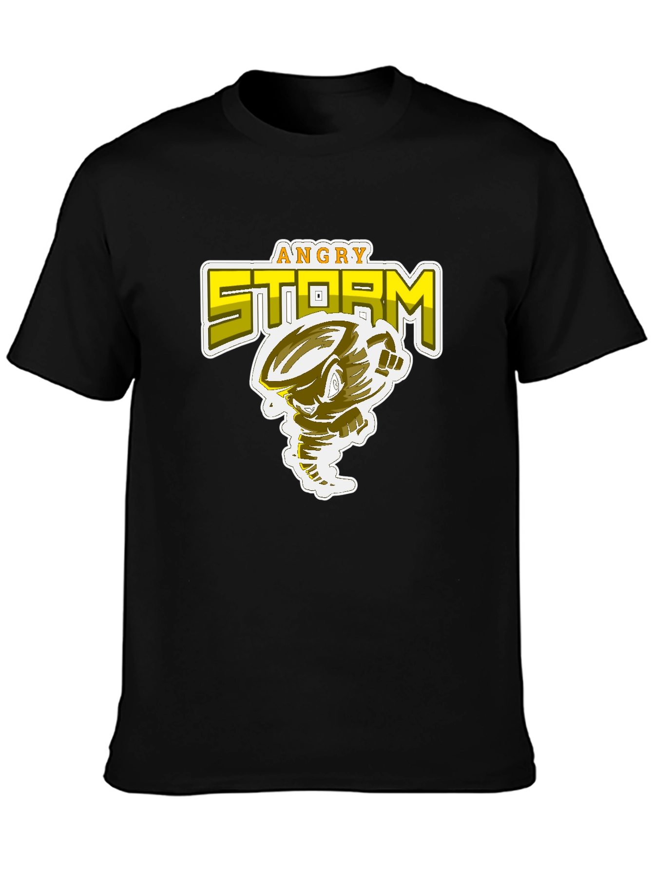 Angry Storm Graphic T-Shirt - Cotton Blend