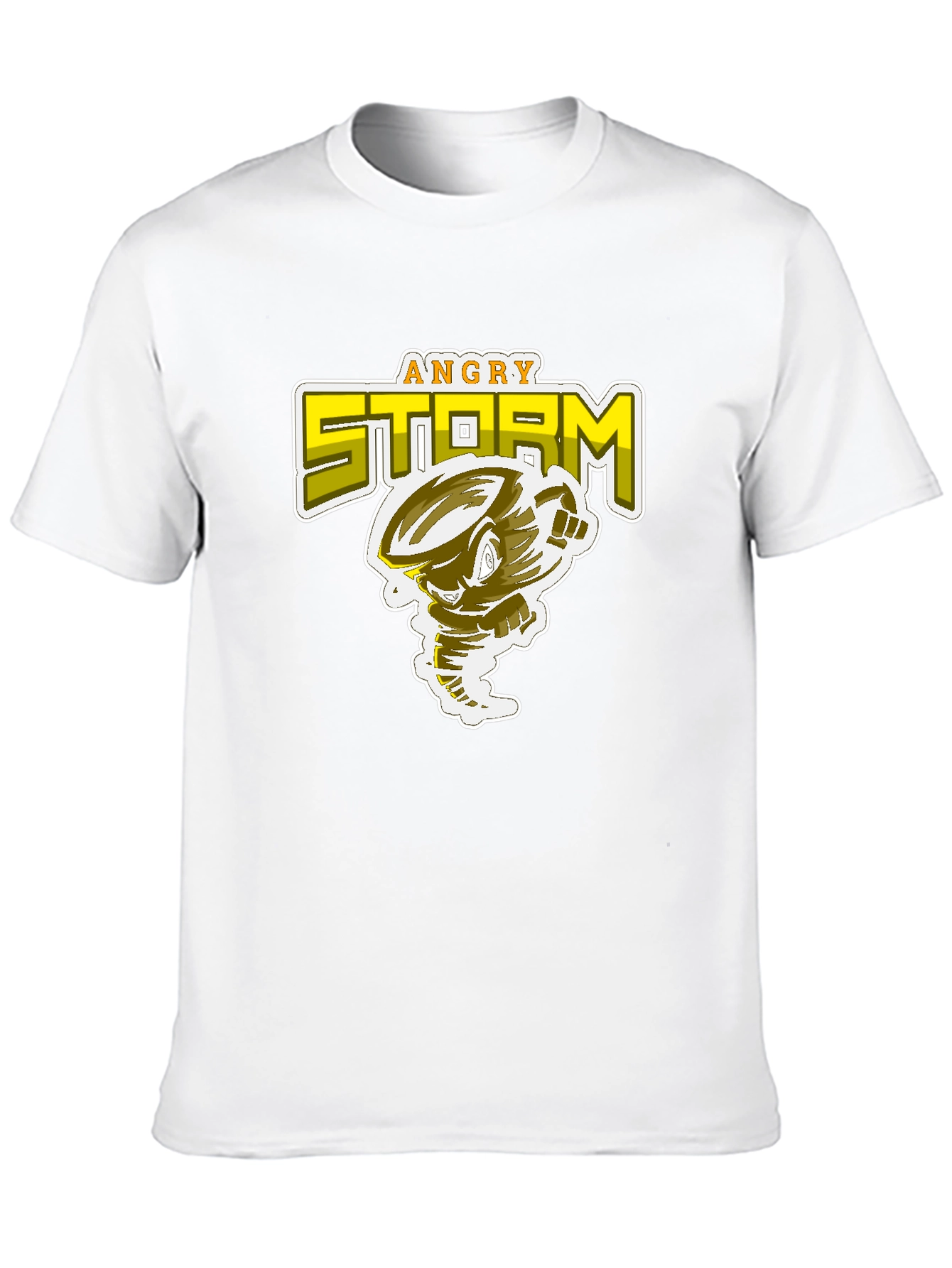 Angry Storm Graphic T-Shirt - Cotton Blend