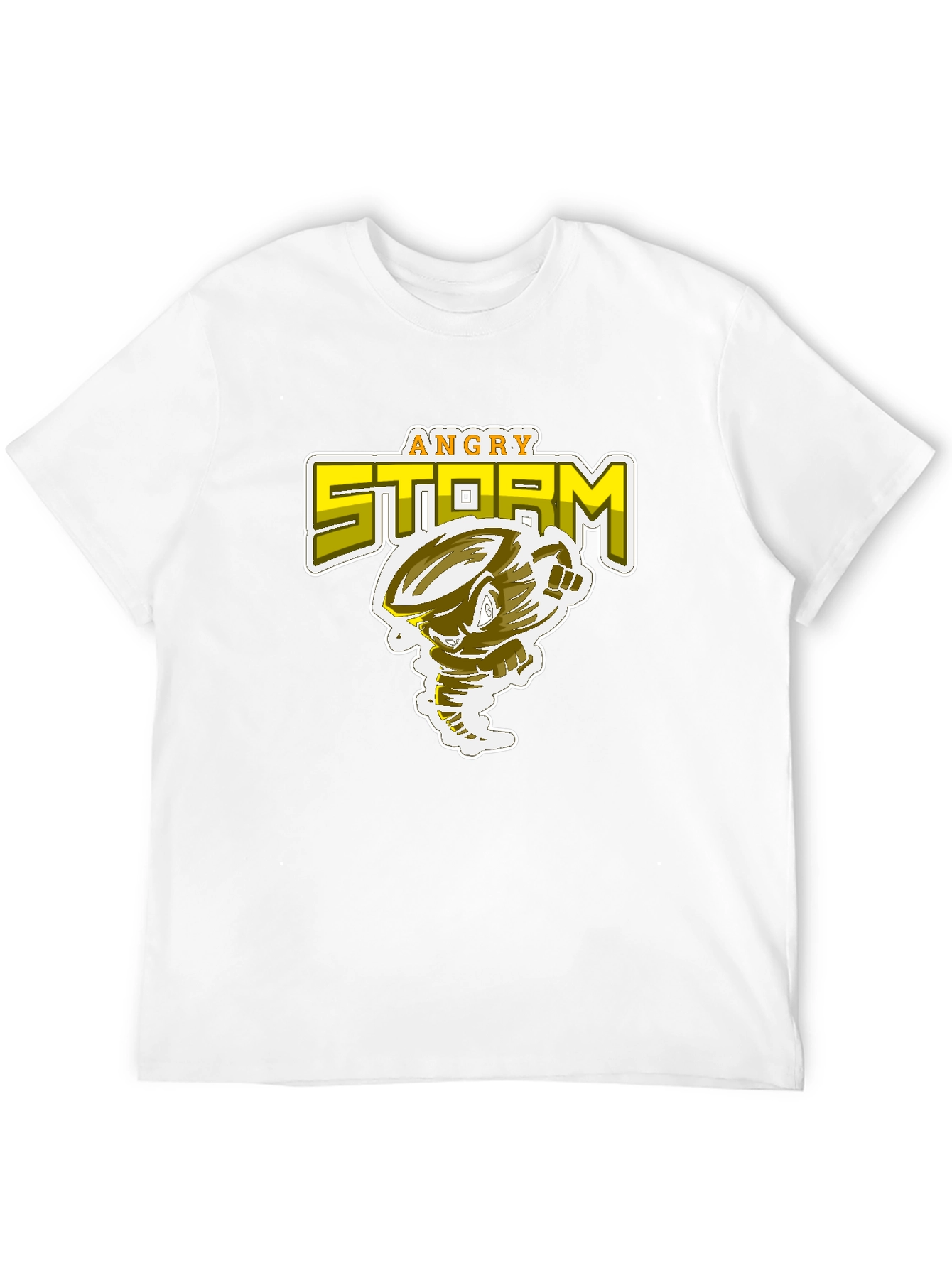 Angry Storm Graphic T-Shirt - Cotton Blend