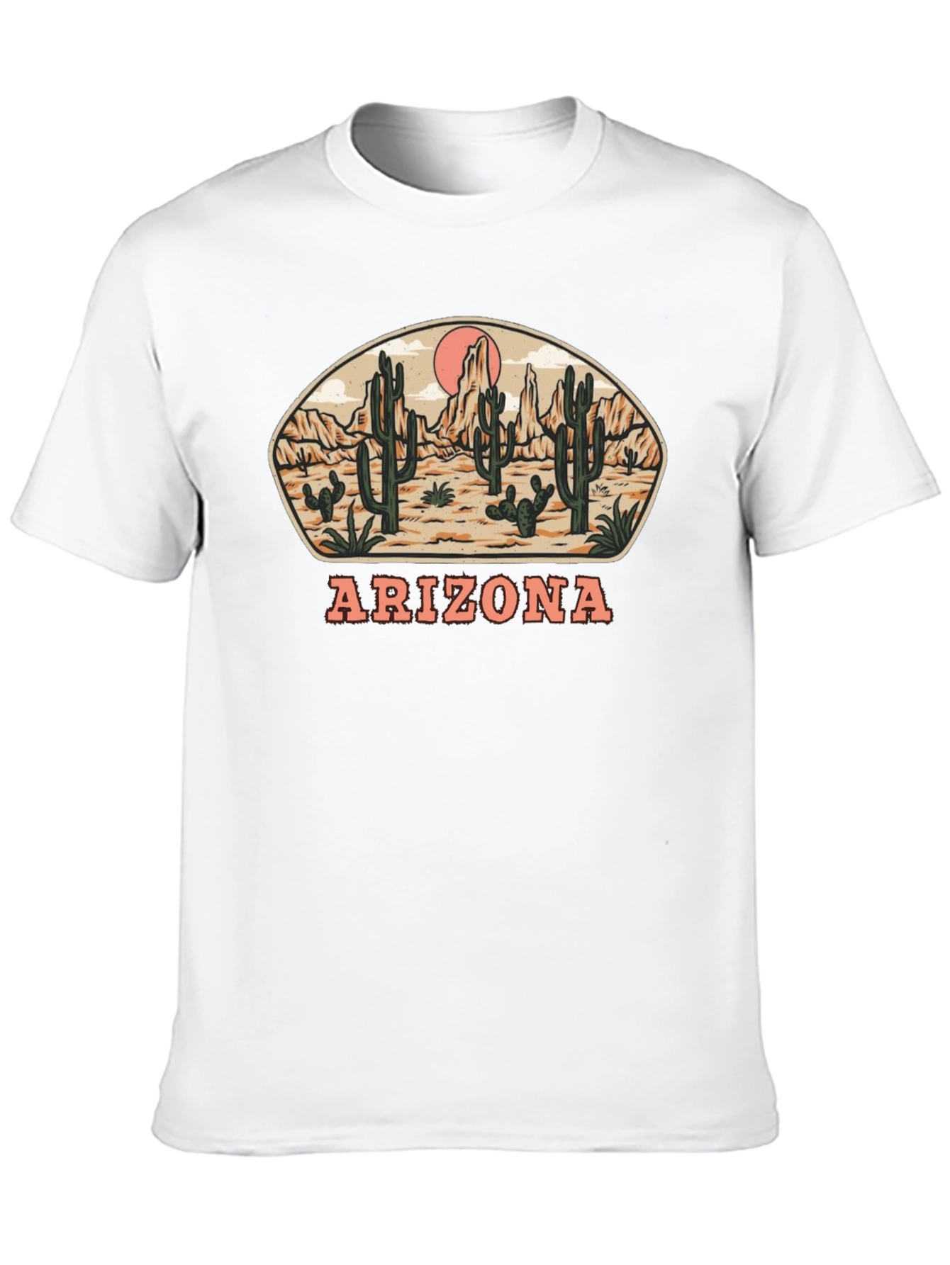 Arizona Desert Graphic T-Shirt - Black