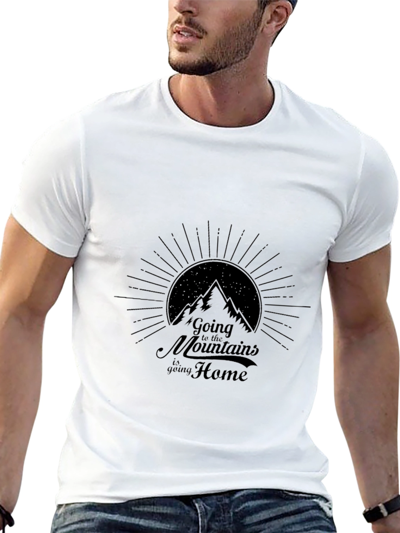 Mountain Home Black Graphic Tee