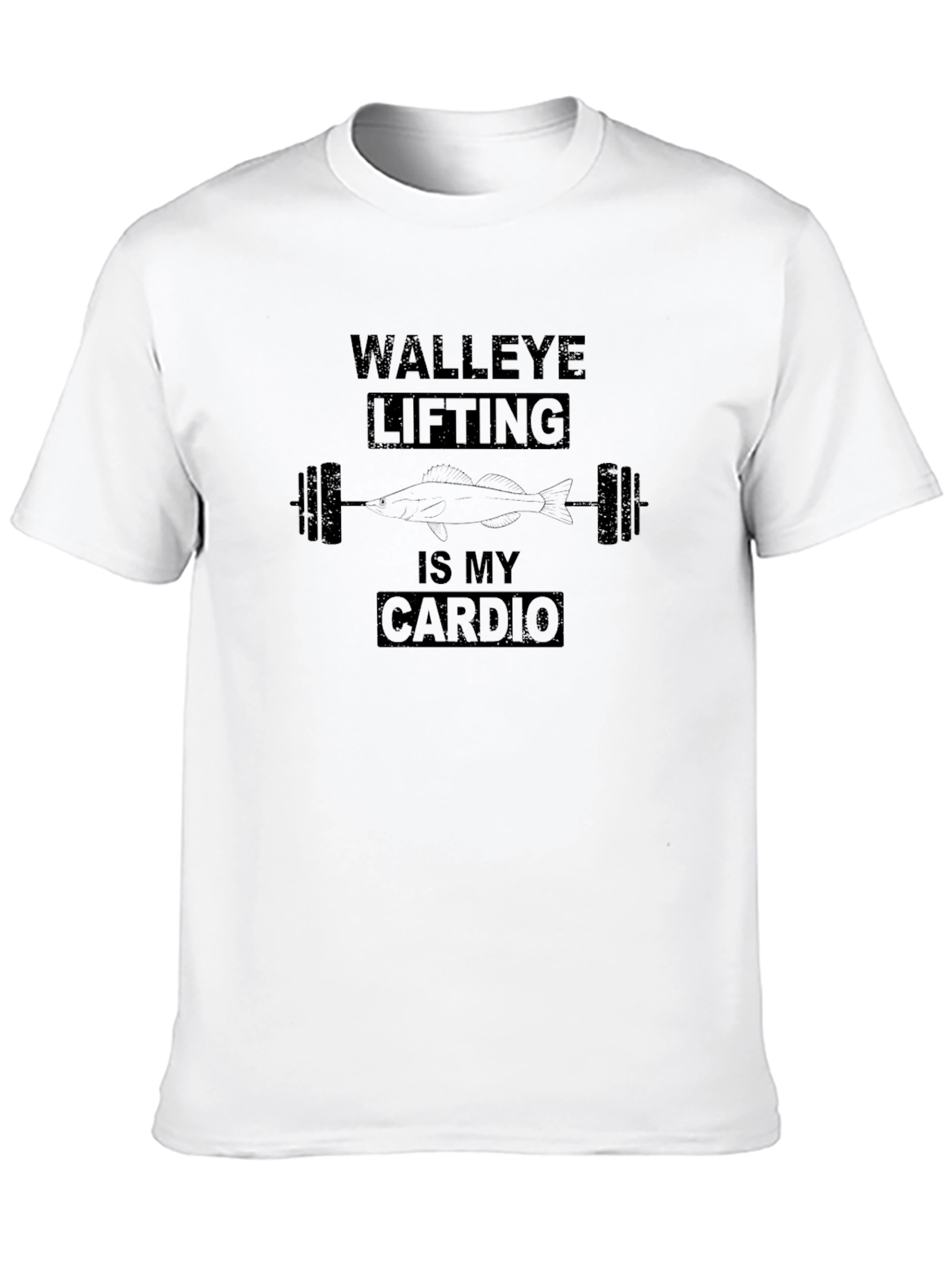 Walleye Lifting Cardio T-Shirt
