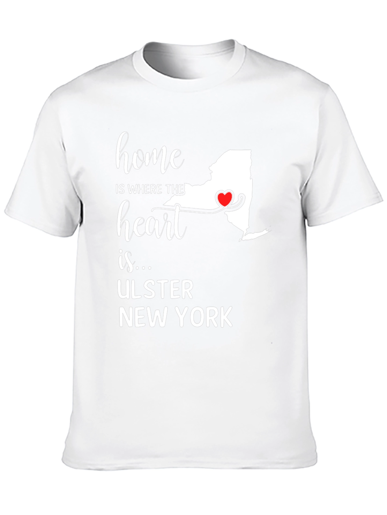 Ulster New York Home Heart T-Shirt