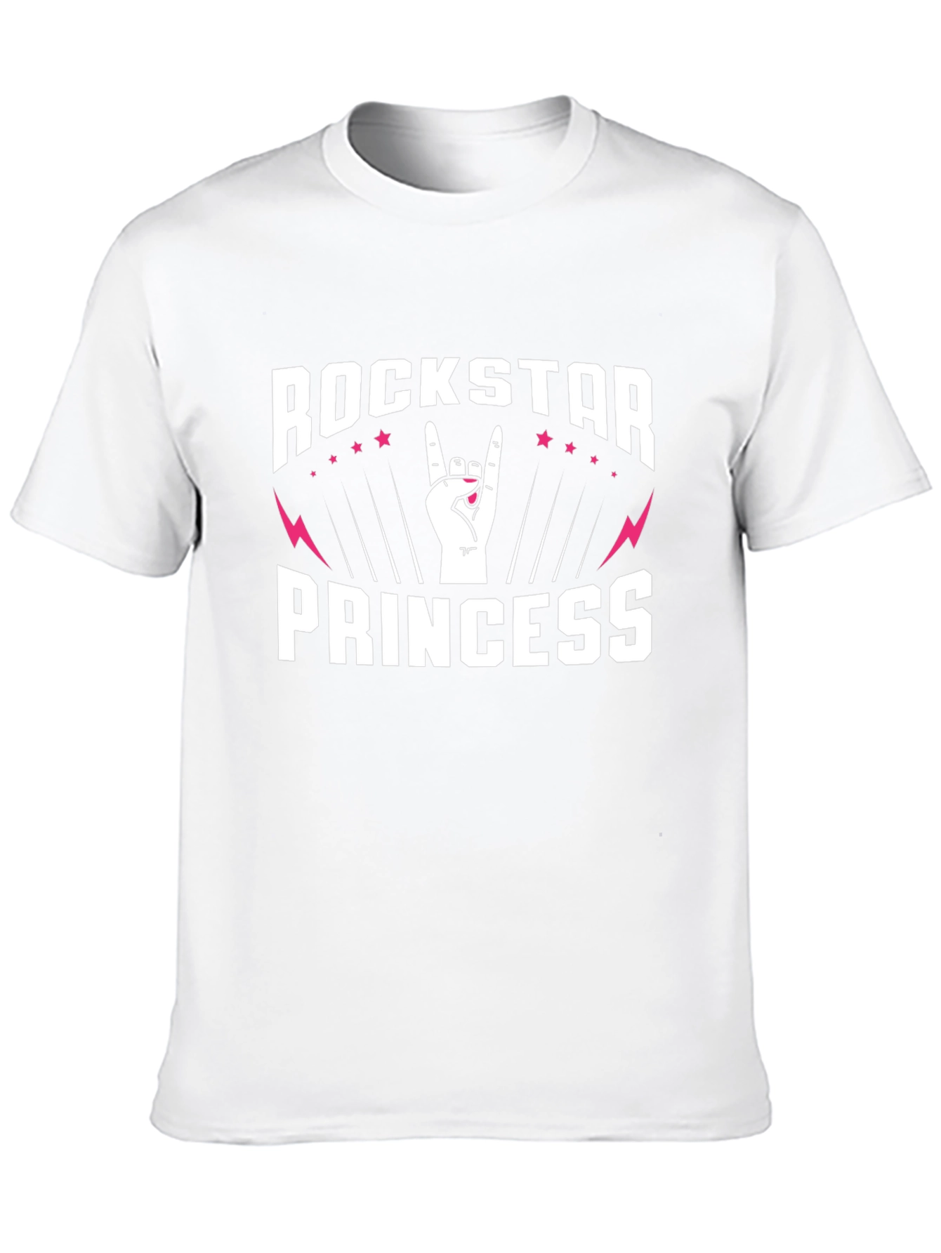 Rockstar Princess Graphic Tee - Trendy Music Lover Shirt