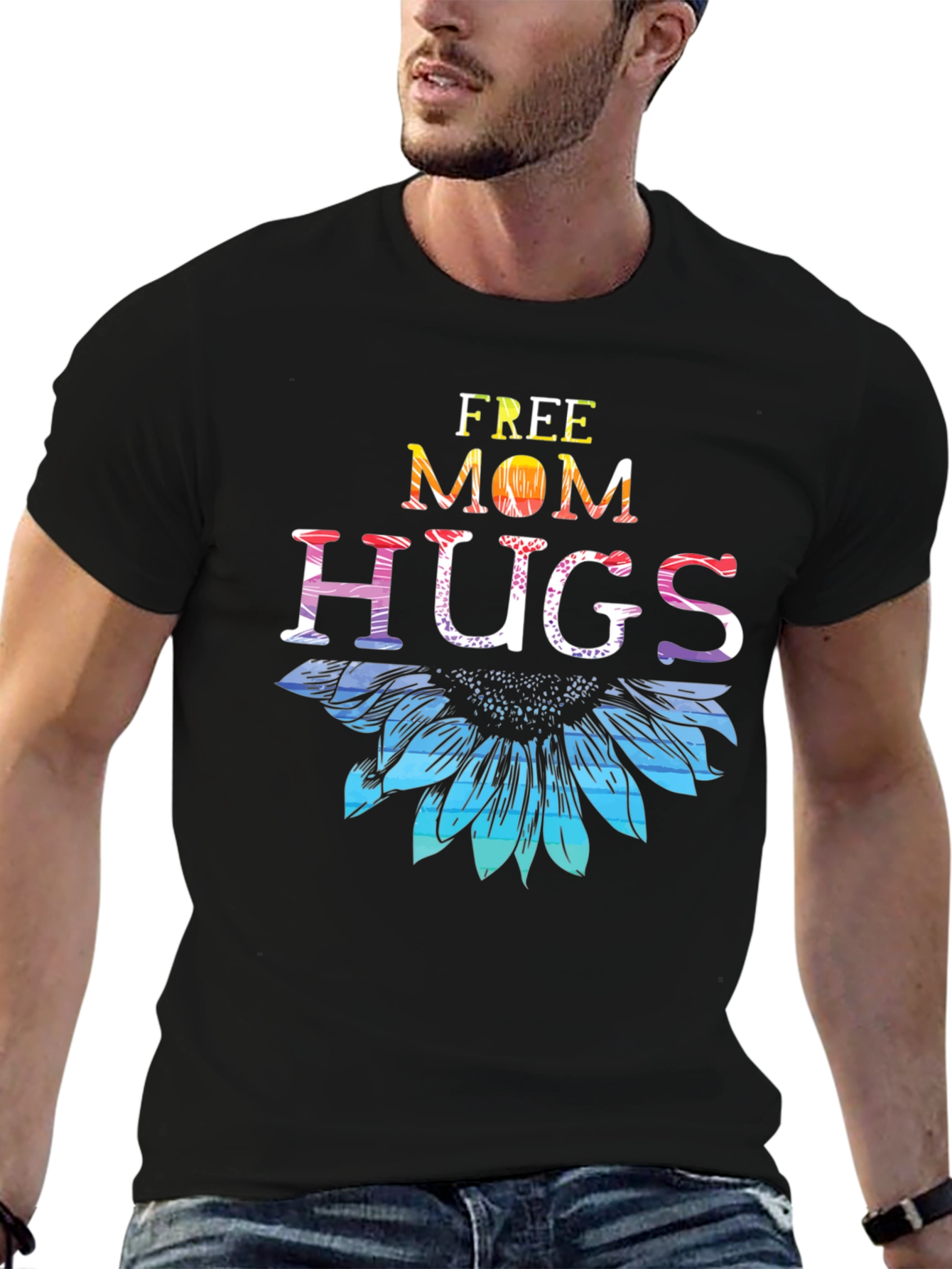 Free Mom Hugs Sunflower T-Shirt