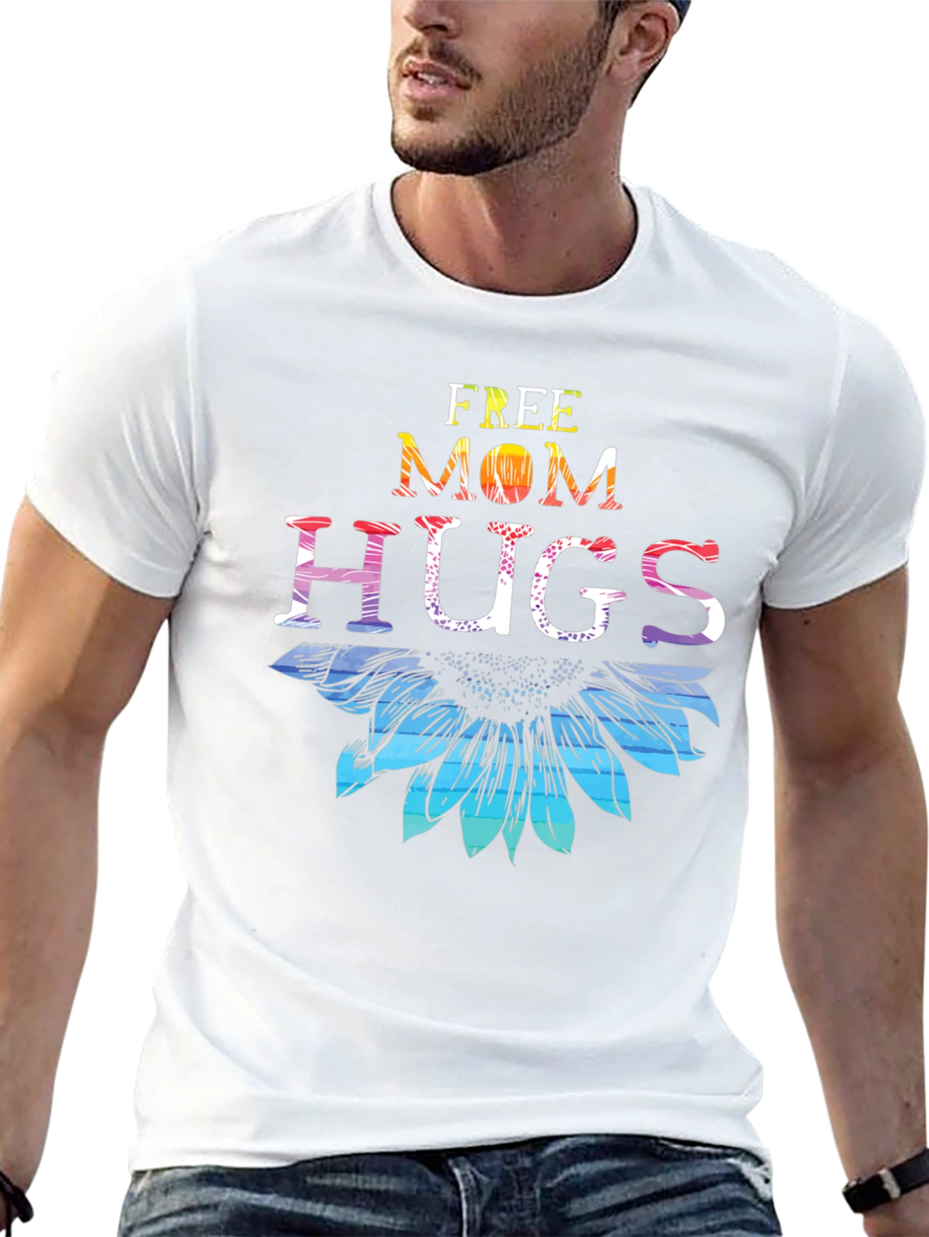 Free Mom Hugs Sunflower T-Shirt