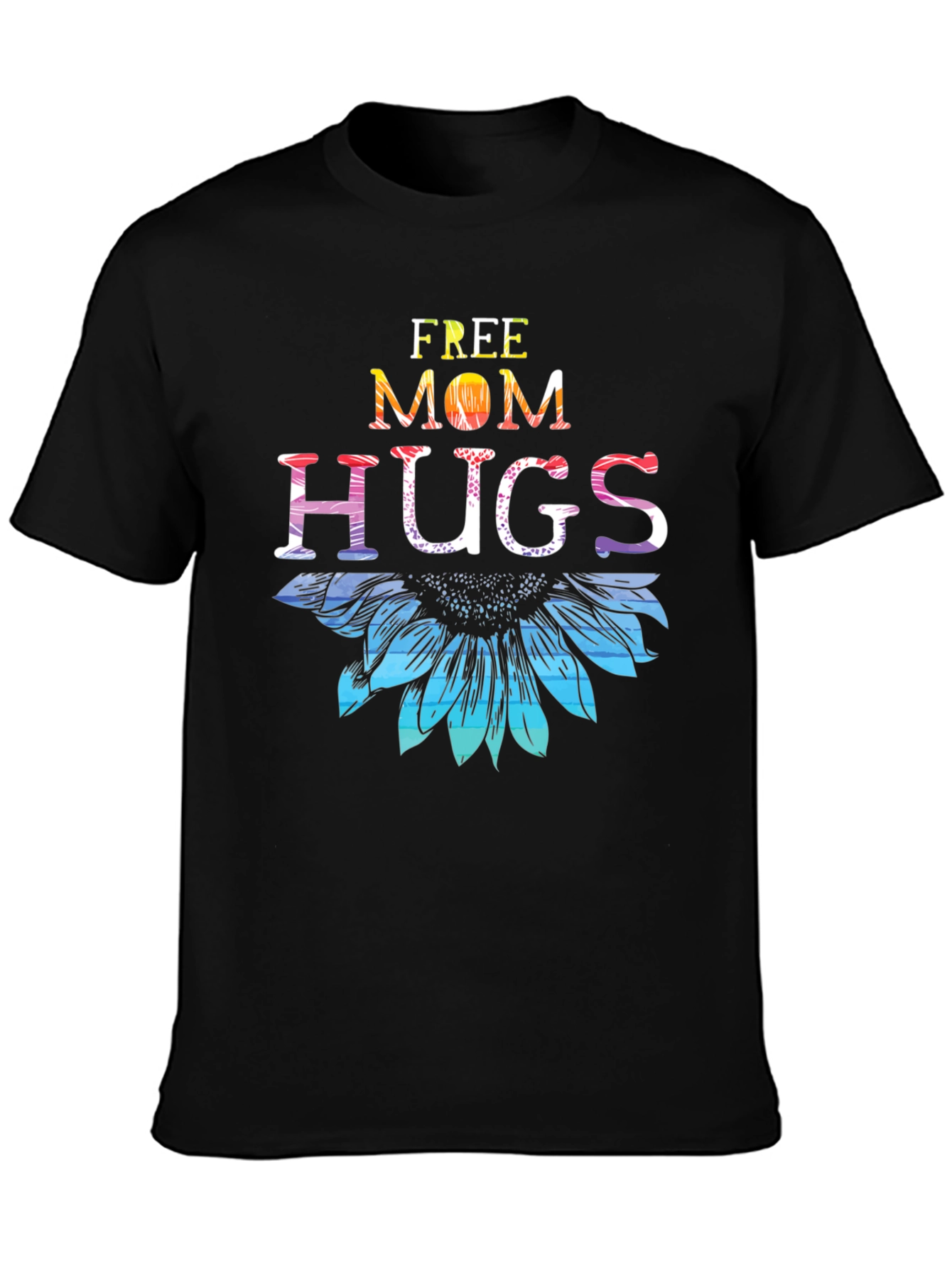 Free Mom Hugs Sunflower T-Shirt