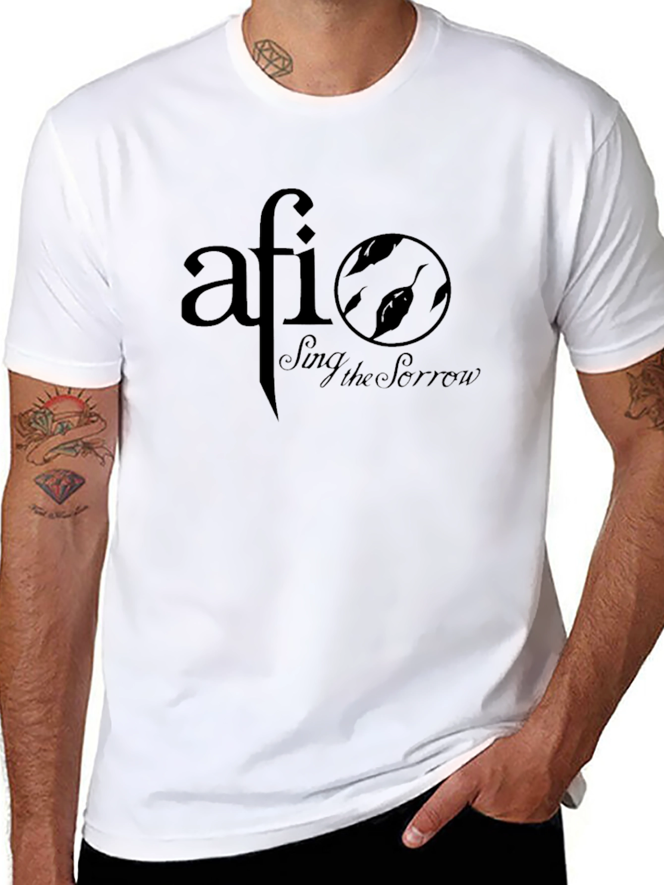AFI Sing the Sorrow Graphic Tee - Black