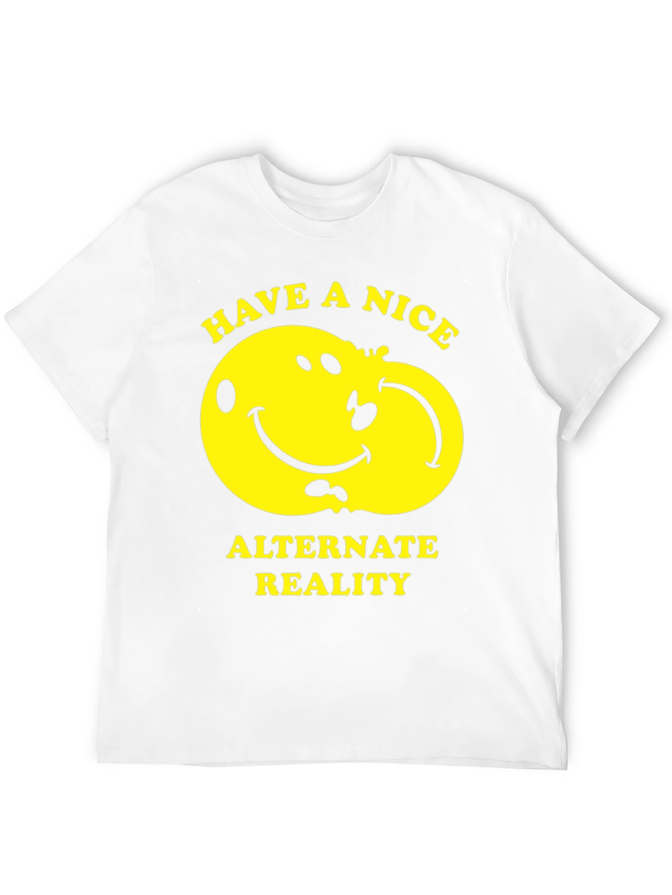 Alternate Reality Smiley Face Graphic Tee
