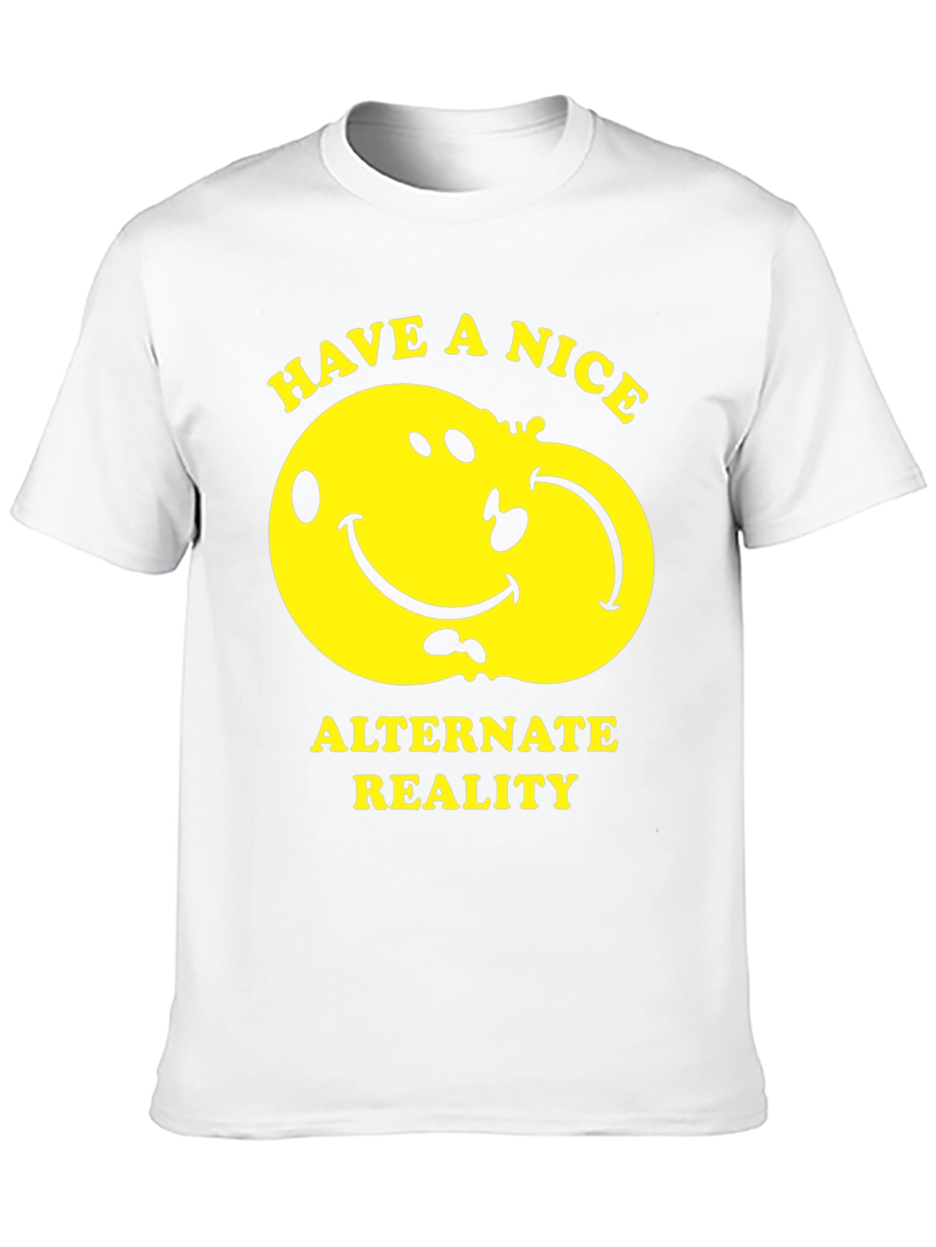 Alternate Reality Smiley Face Graphic Tee