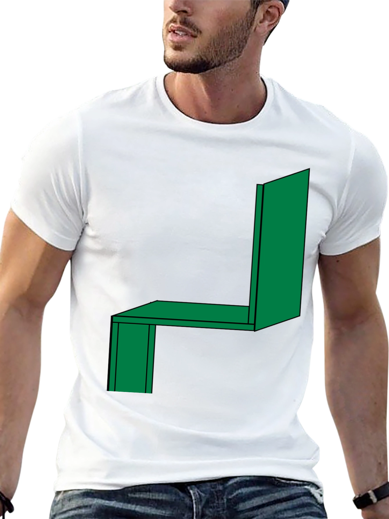 Modern Abstract Chair Graphic Tee