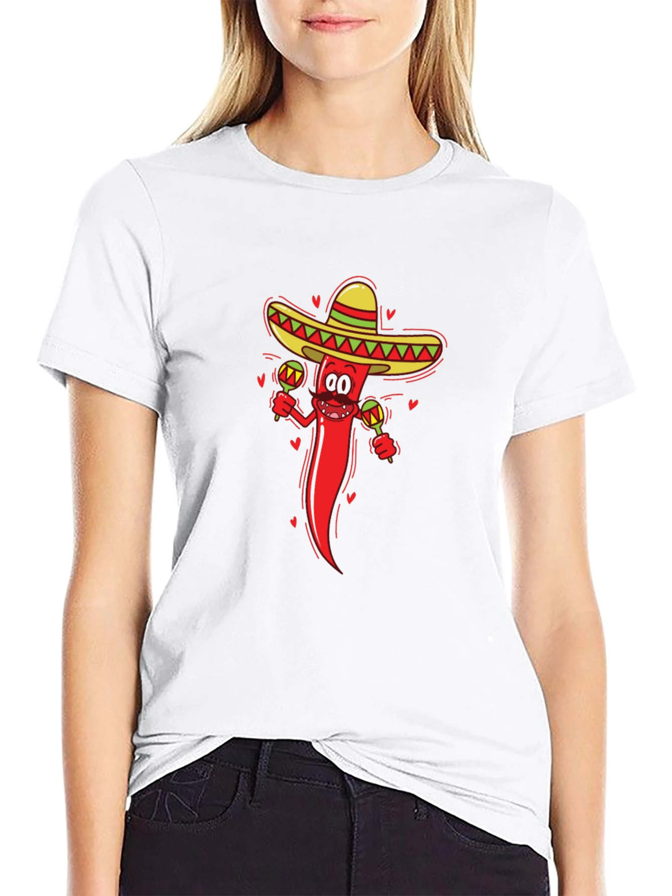 Chili Pepper Sombrero Graphic Tee