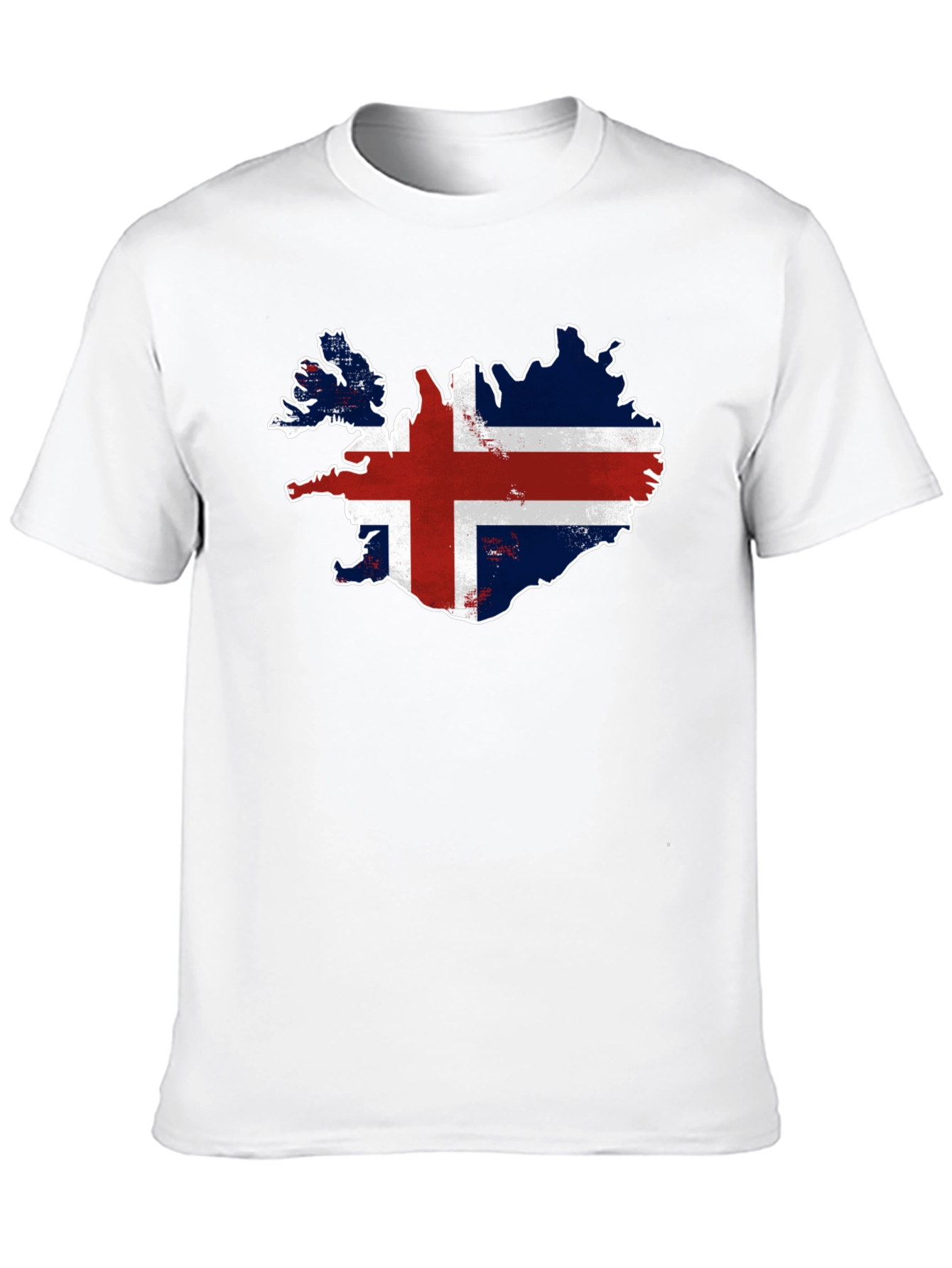 Iceland Flag Map T-Shirt - Patriotic Pride