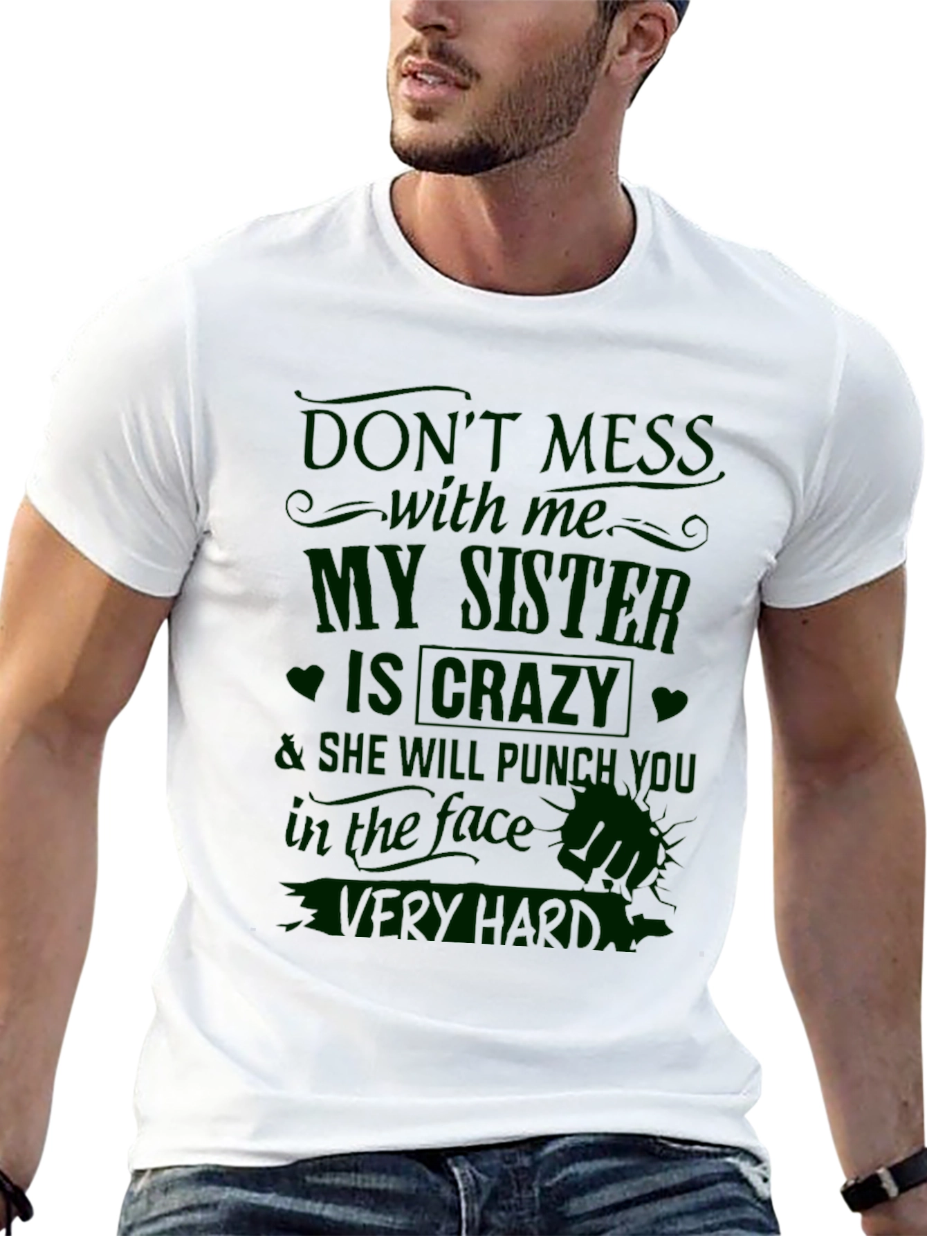 Crazy Sister T-Shirt - Funny Novelty Tee