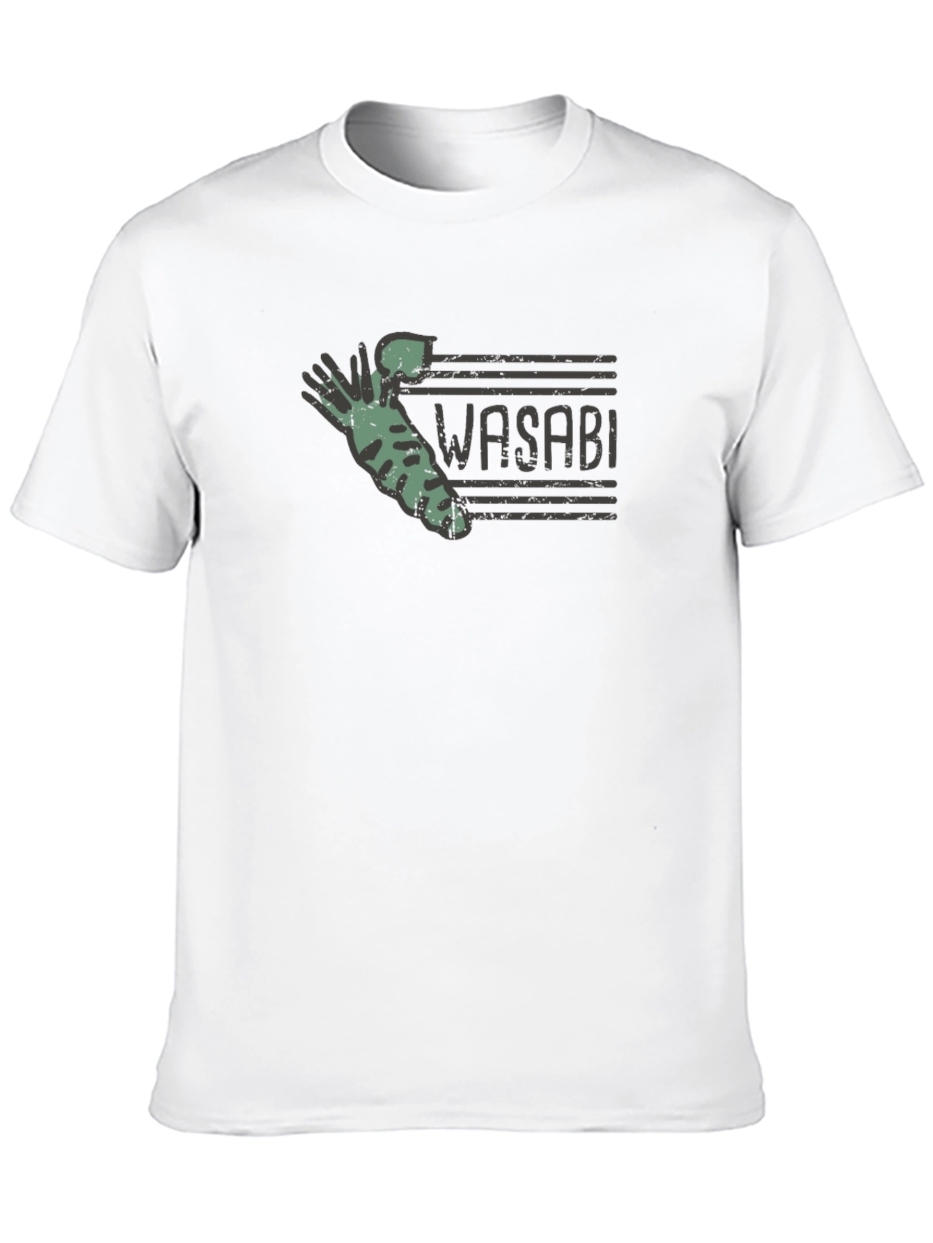 Wasabi Graphic Tee - Unique Japanese Food Shirt