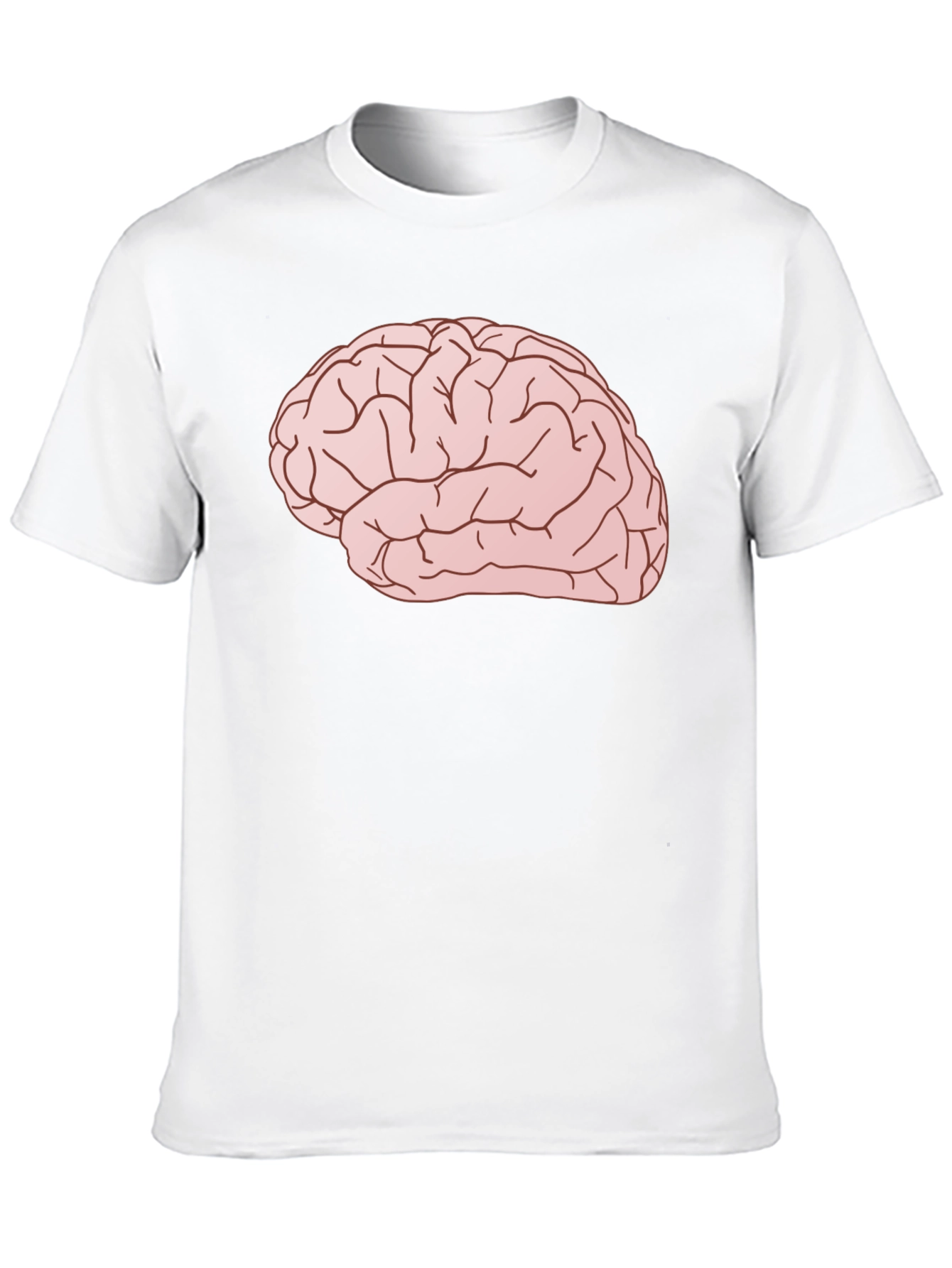 Brain Graphic Tee - Smart & Stylish Black T-Shirt