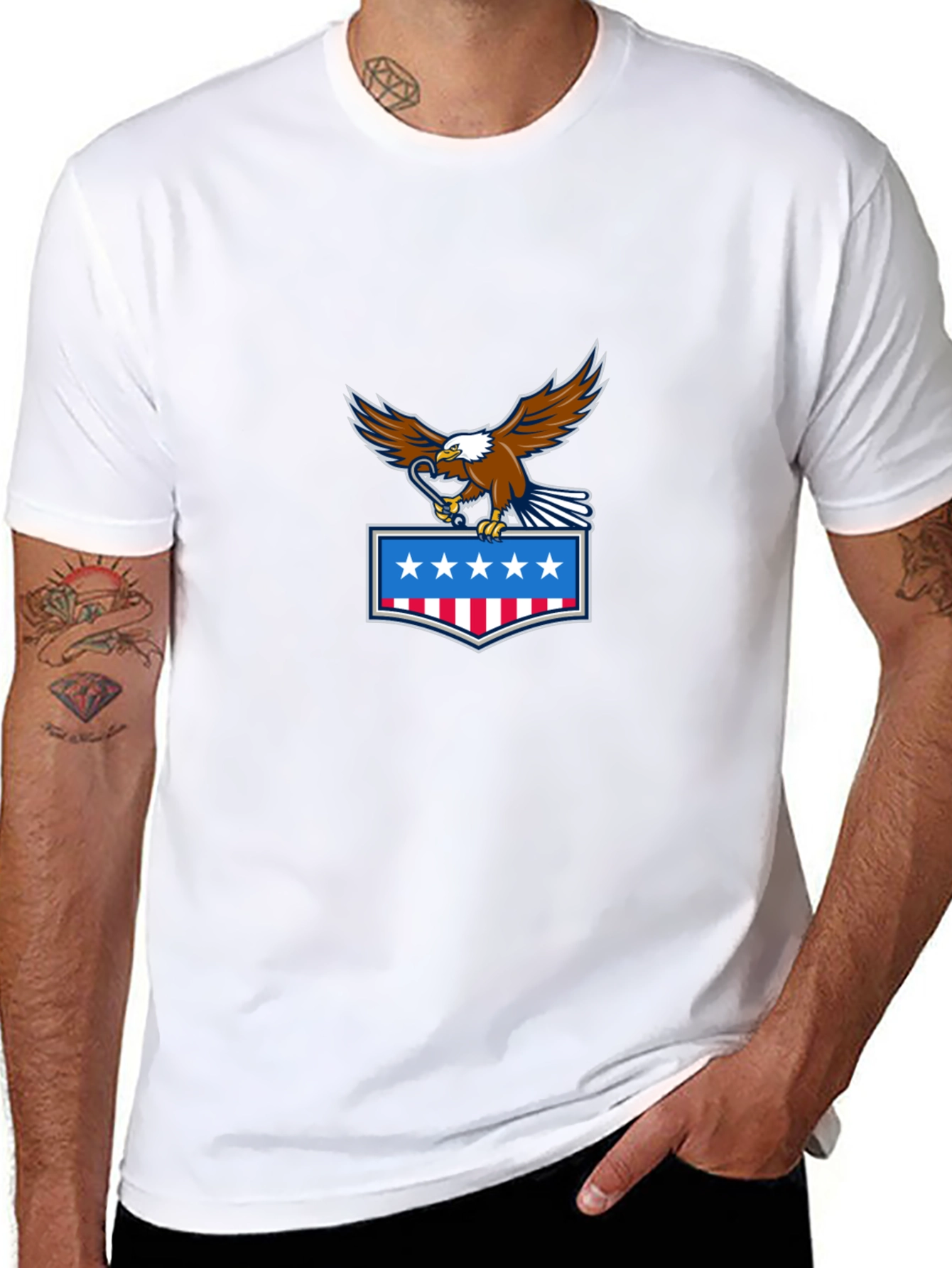 American Eagle Graphic Black T-Shirt