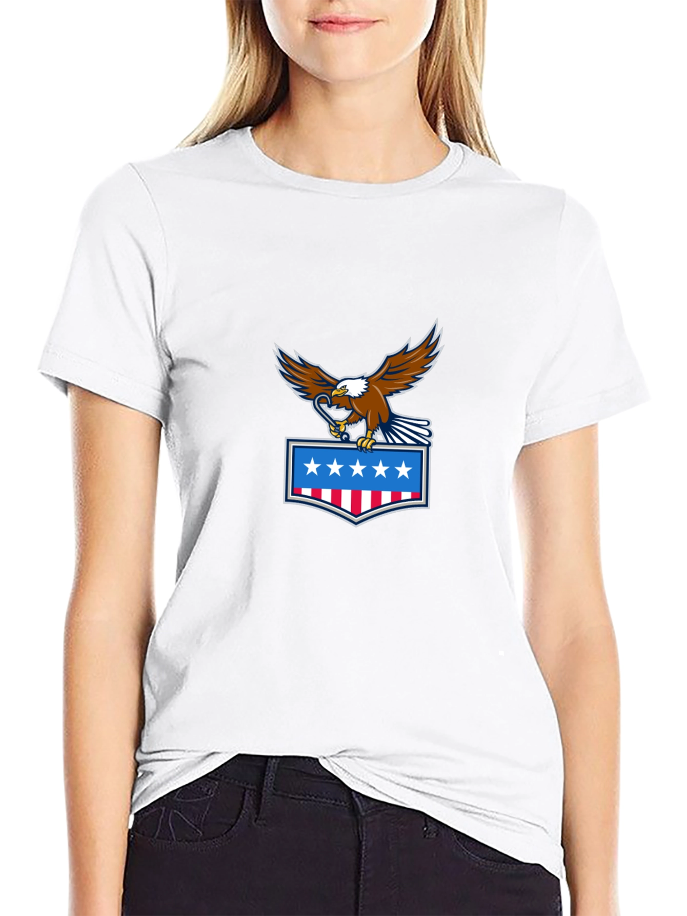 American Eagle Graphic Black T-Shirt