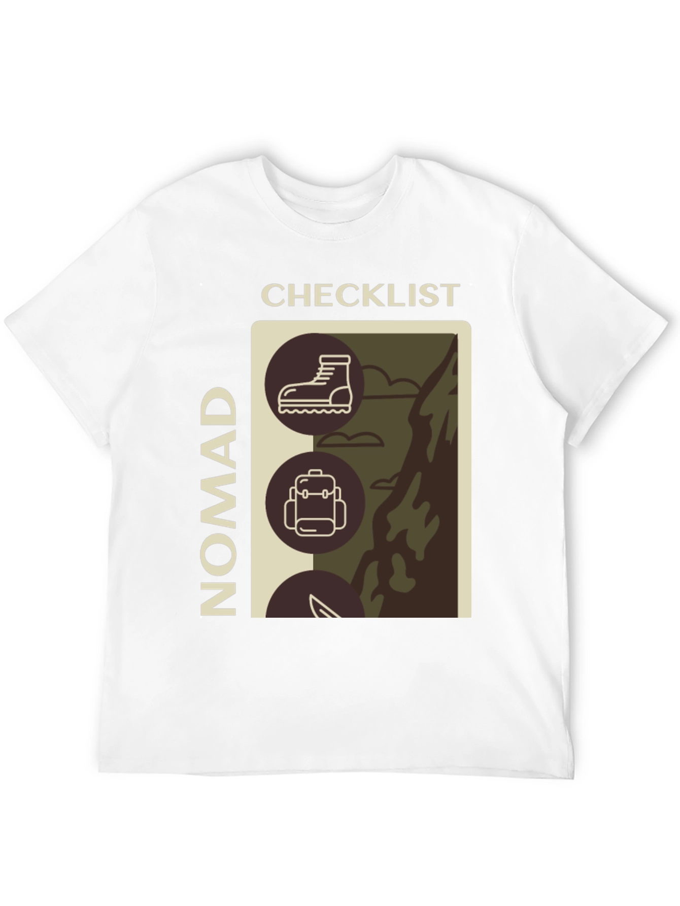 Nomad Checklist Graphic T-Shirt - Adventure Ready
