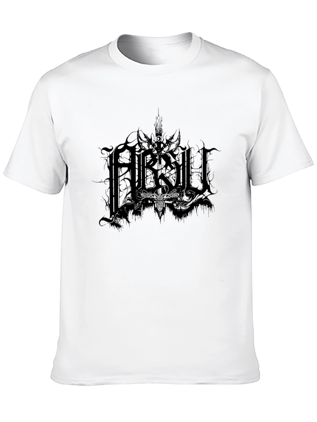 Black Metal Band T-Shirt - Dark Graphic Tee
