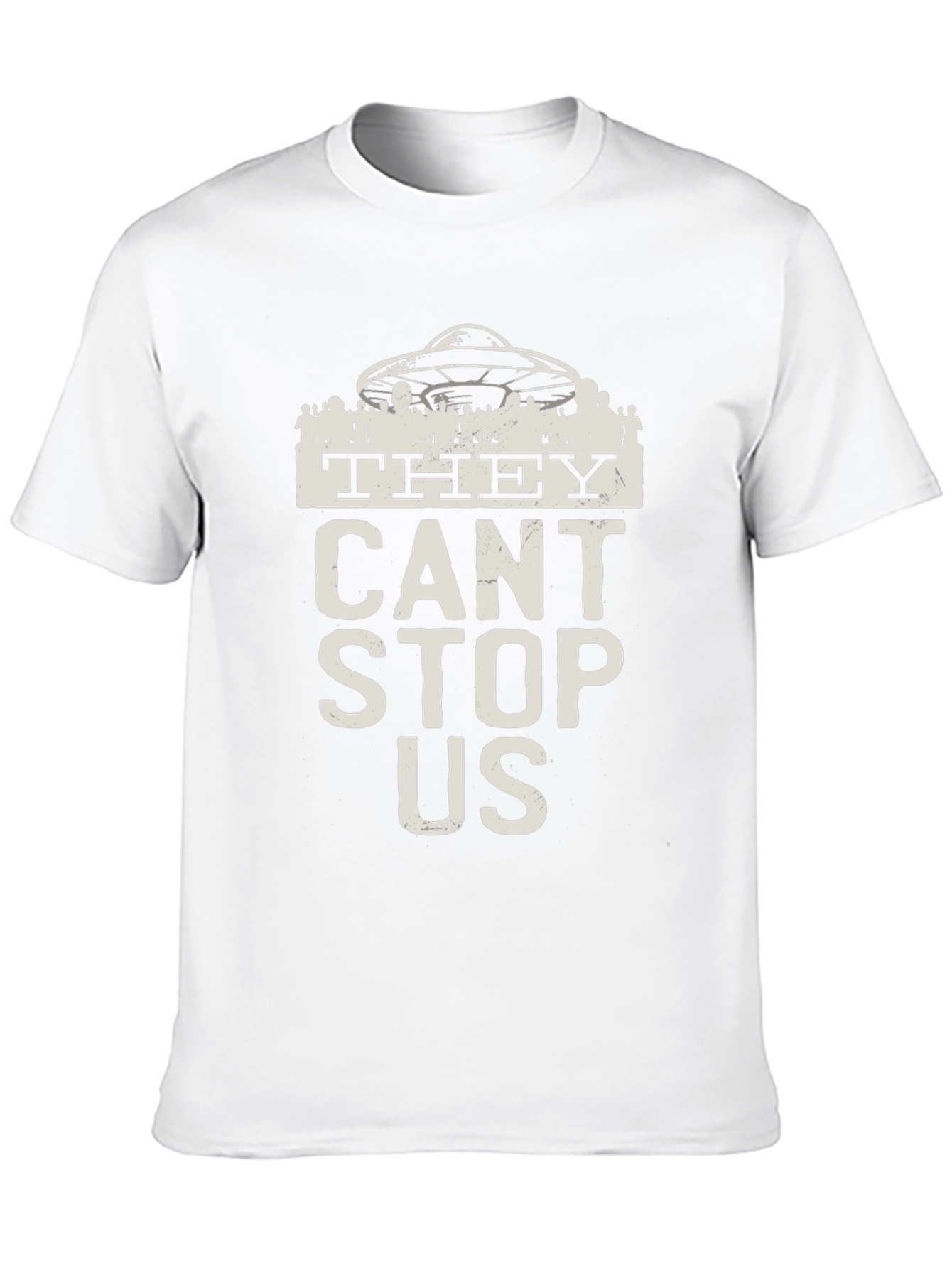 They Cant Stop Us UFO Graphic Tee