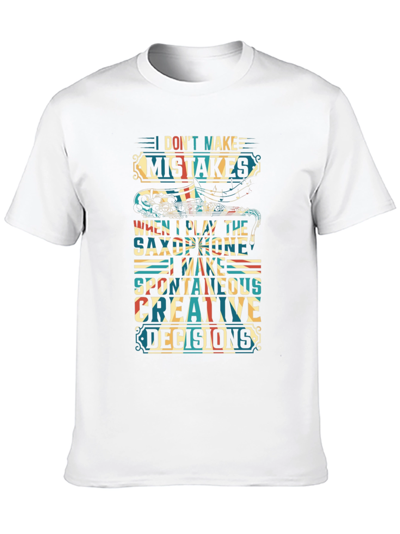 Saxophone Player Graphic Tee - Creative Decisions